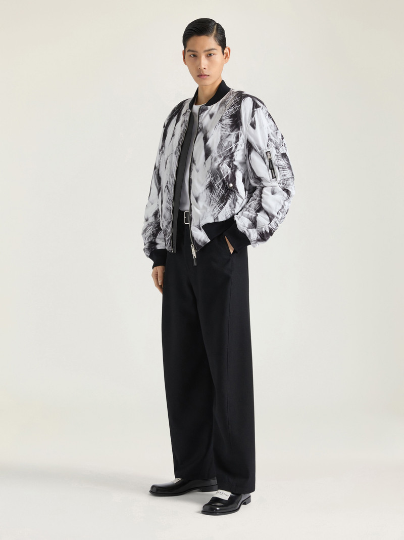 Givenchy COUTURE SEAM BOMBER IN HAIR PRINT TAFFETA outlook