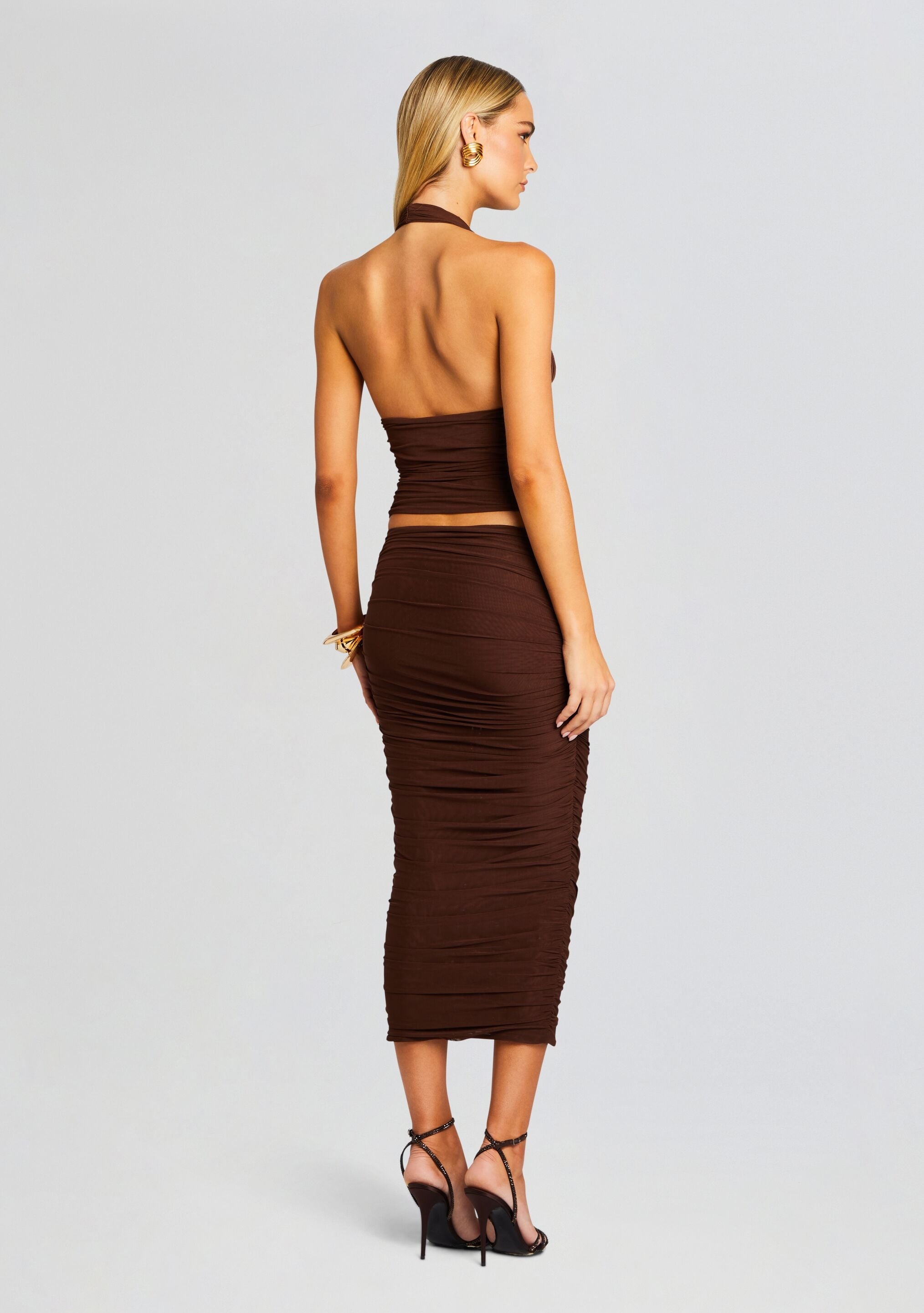 PIA MESH MIDI SKIRT - 4
