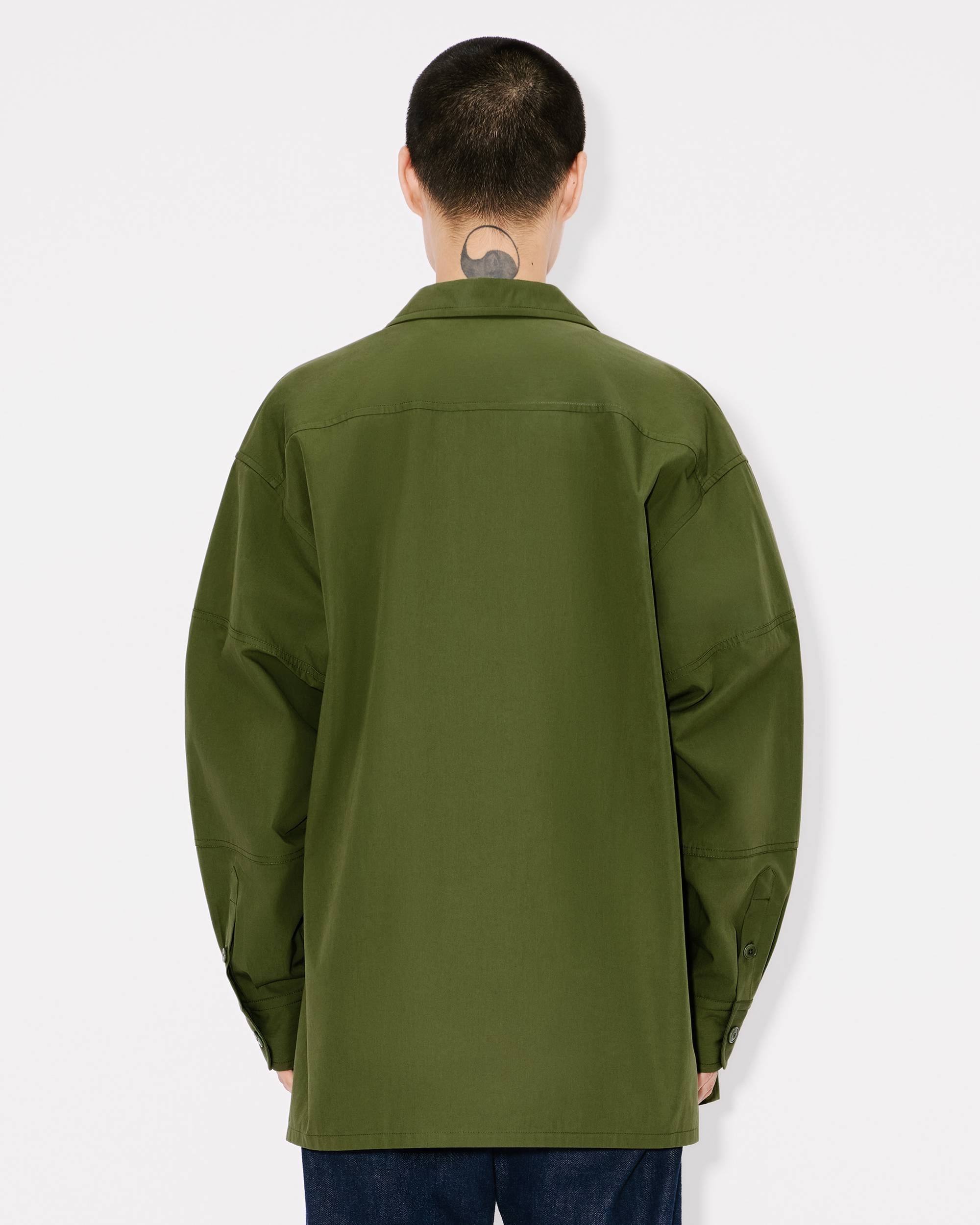 'Boke Flower 2.0' oversied shirt in technical cotton - 4