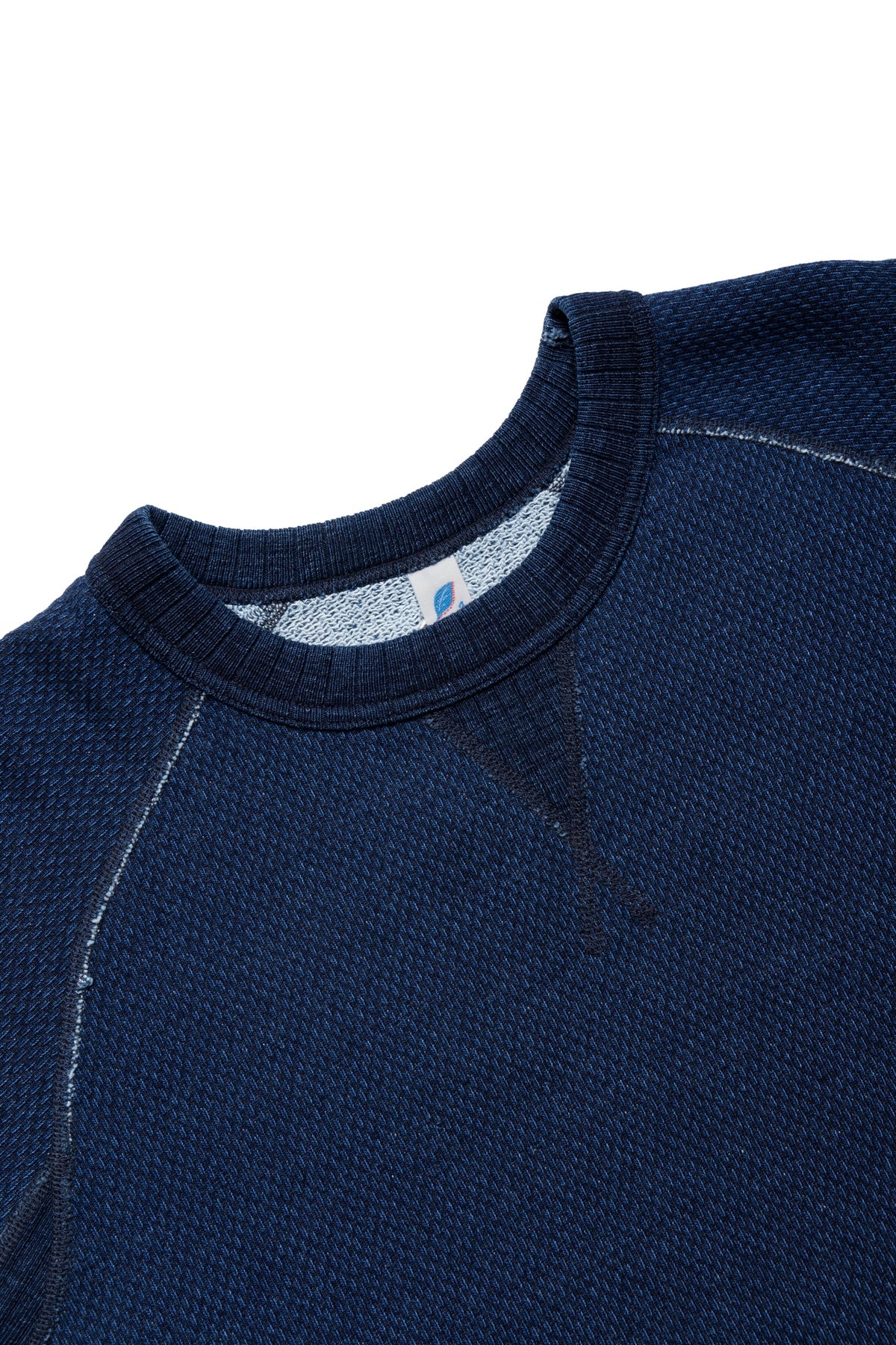 Yarn Dyed Indigo Sweatshirt - Indigo Sashiko - 3