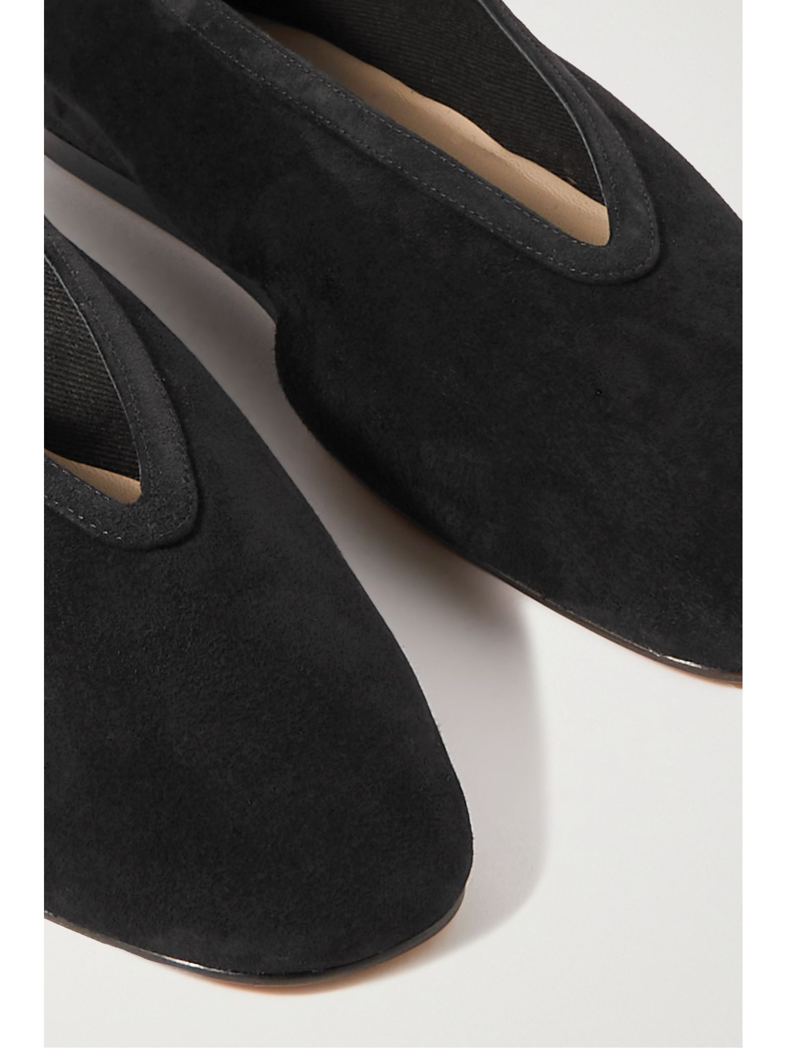 Luna suede ballet flats Black - 4
