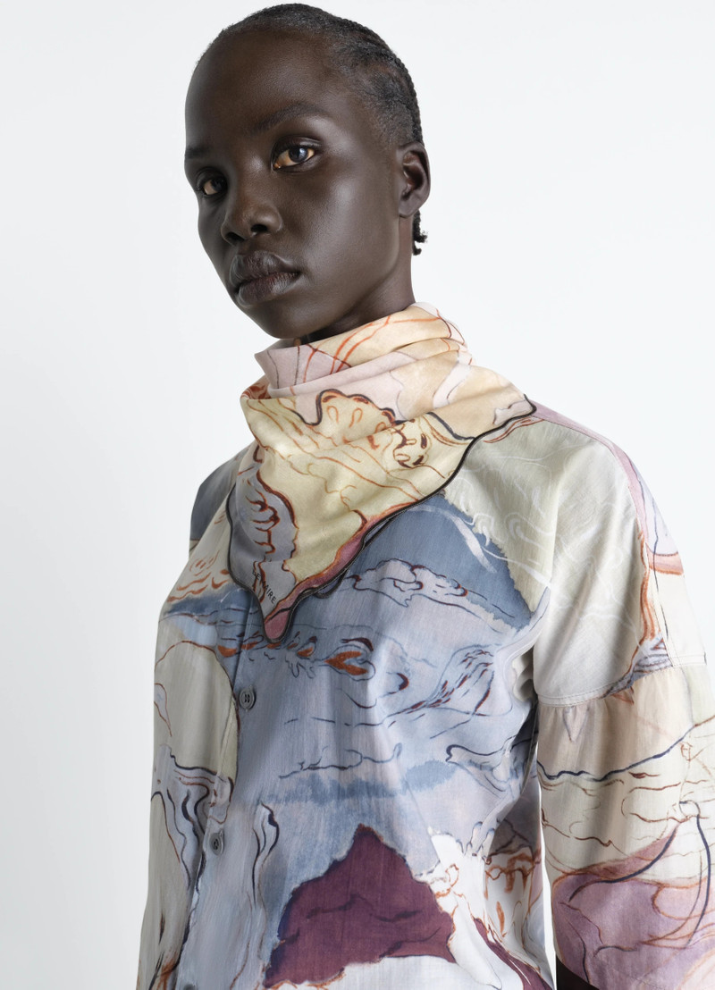 Lemaire AQUAREL 60X60 IRREGULIE IN COTTON outlook