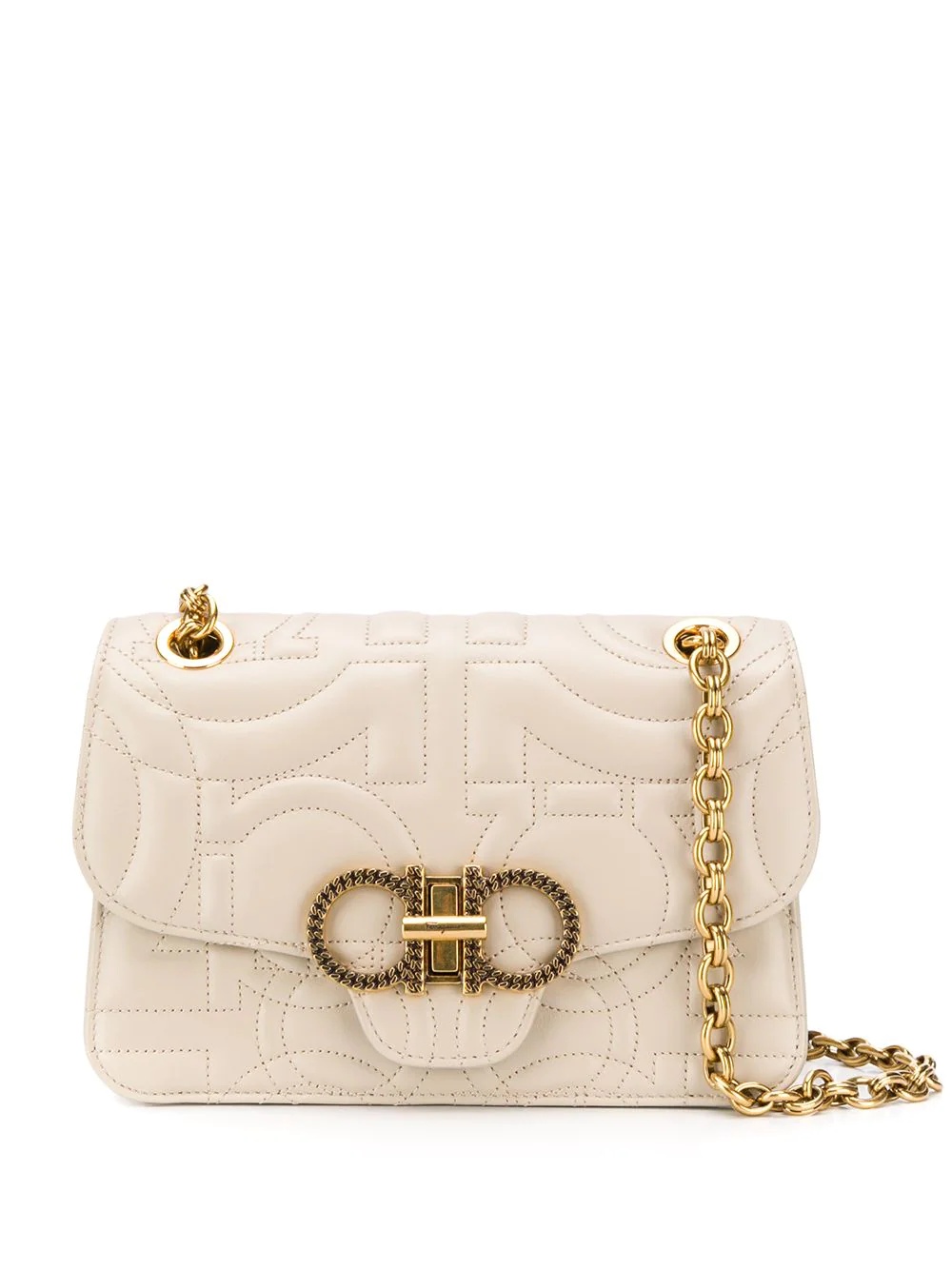 Gancini quilted bag - 1