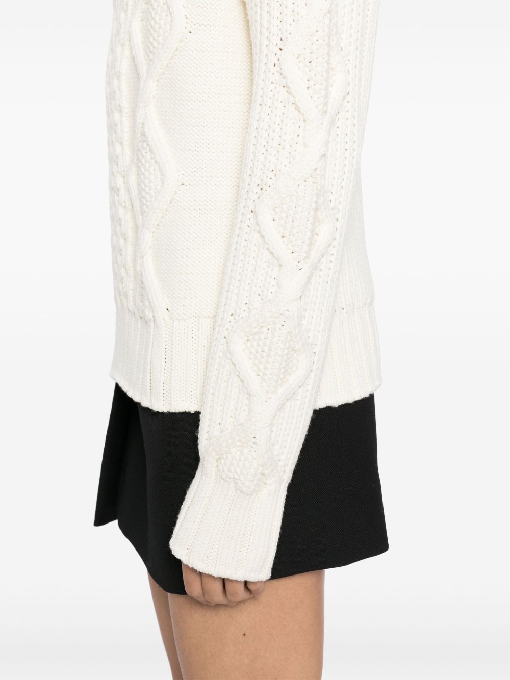 wool turtleneck jumper - 5