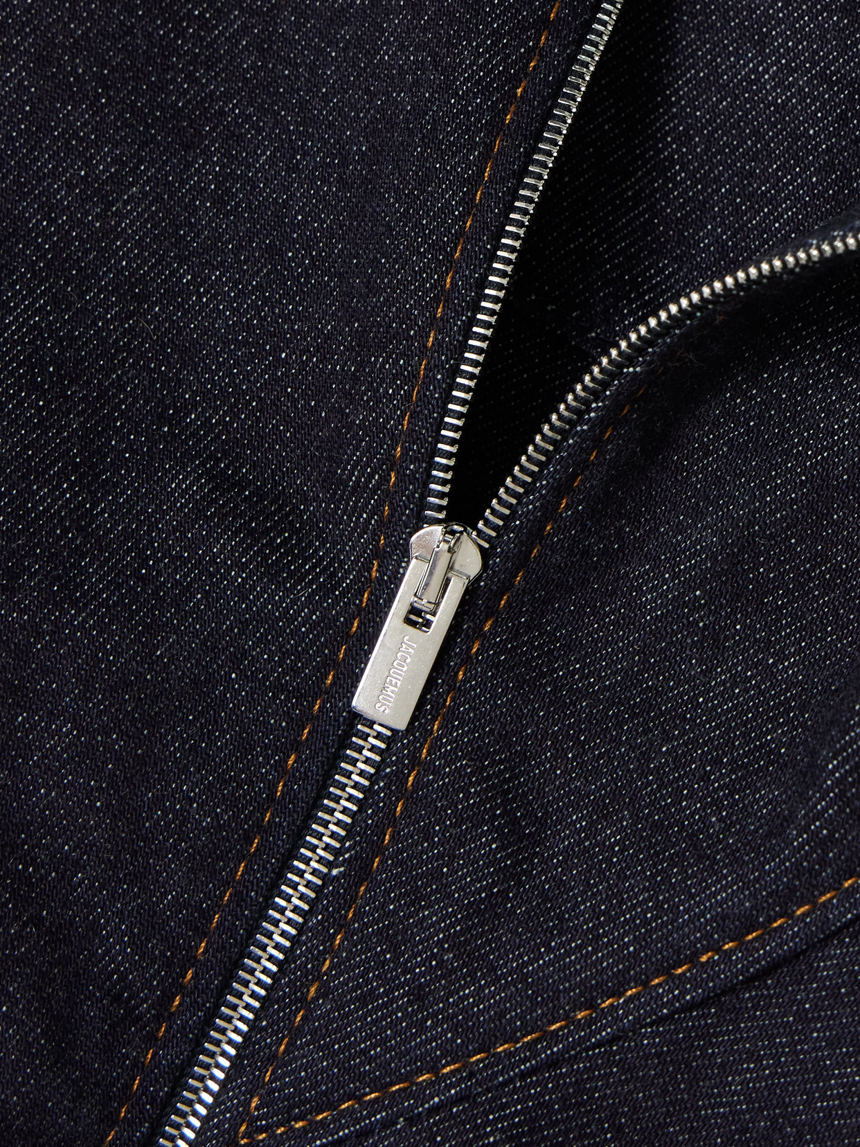 Pasante De-nîmes Embroidered Denim Top - 5