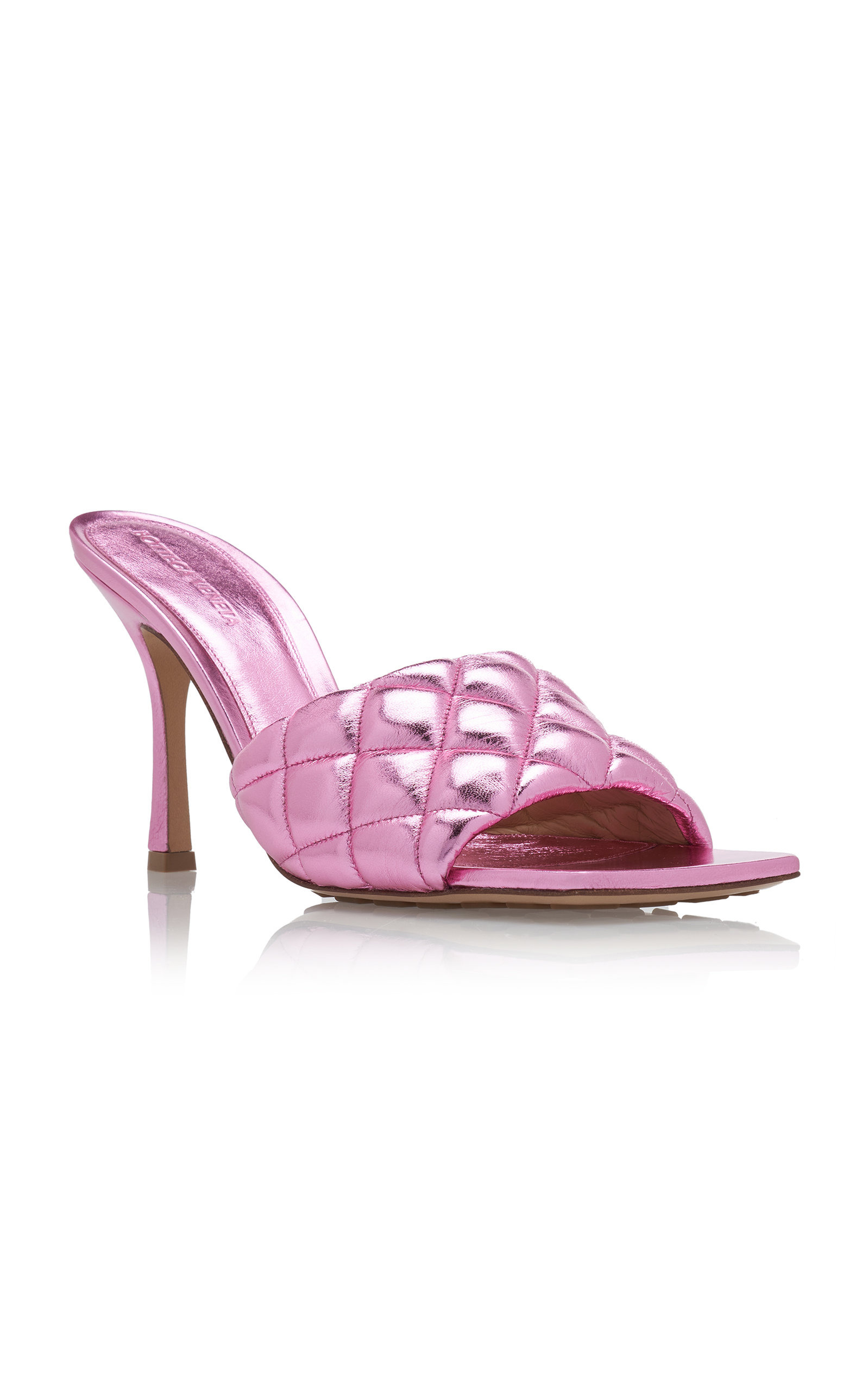 Padded Reflection Matelasse Sandals pink - 5