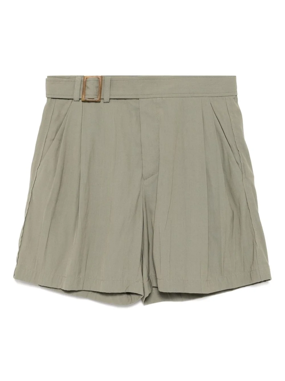 Wrinkle Detail Belted shorts - 1