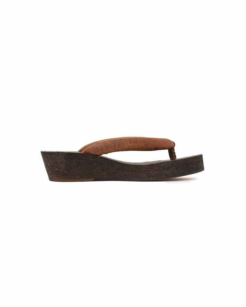 HANA SANDAL-FOLK W LT.BROWN - 5