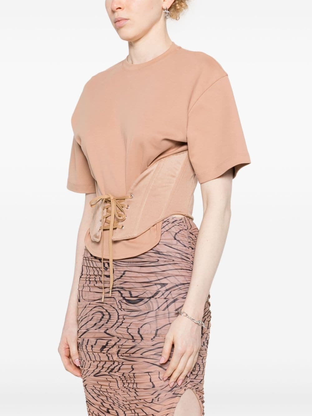 jersey-corset T-shirt - 3