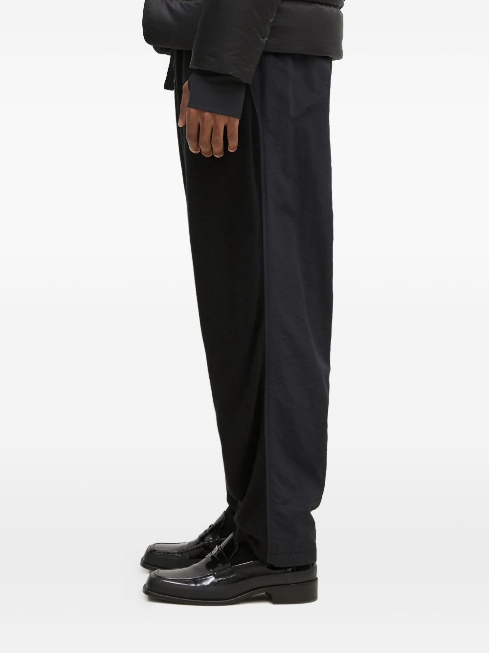 panelled drawstring trousers - 2
