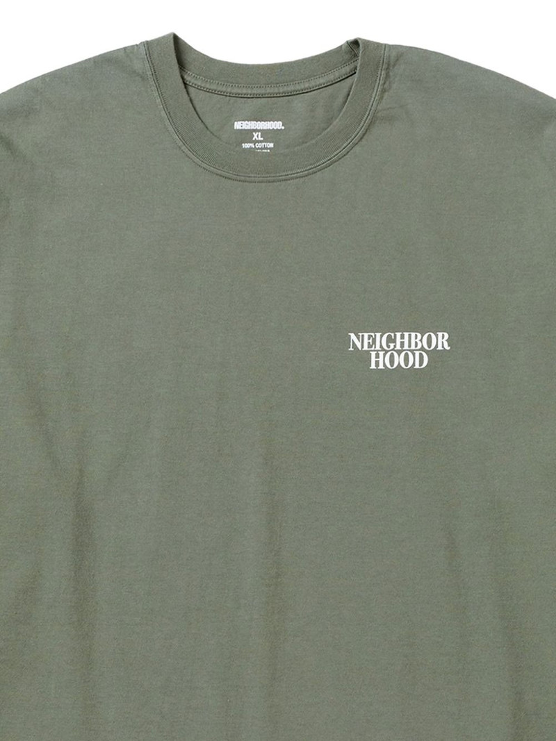 NEIGHBORHOOD logo-embroidered long-sleeve T-shirt outlook