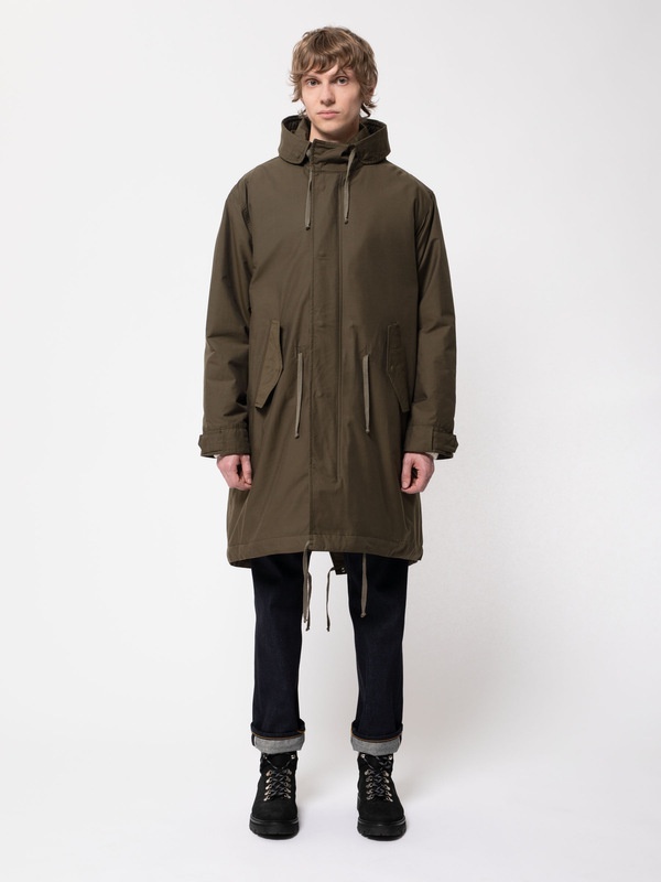Kajjan Waxed Parka Olive - 6
