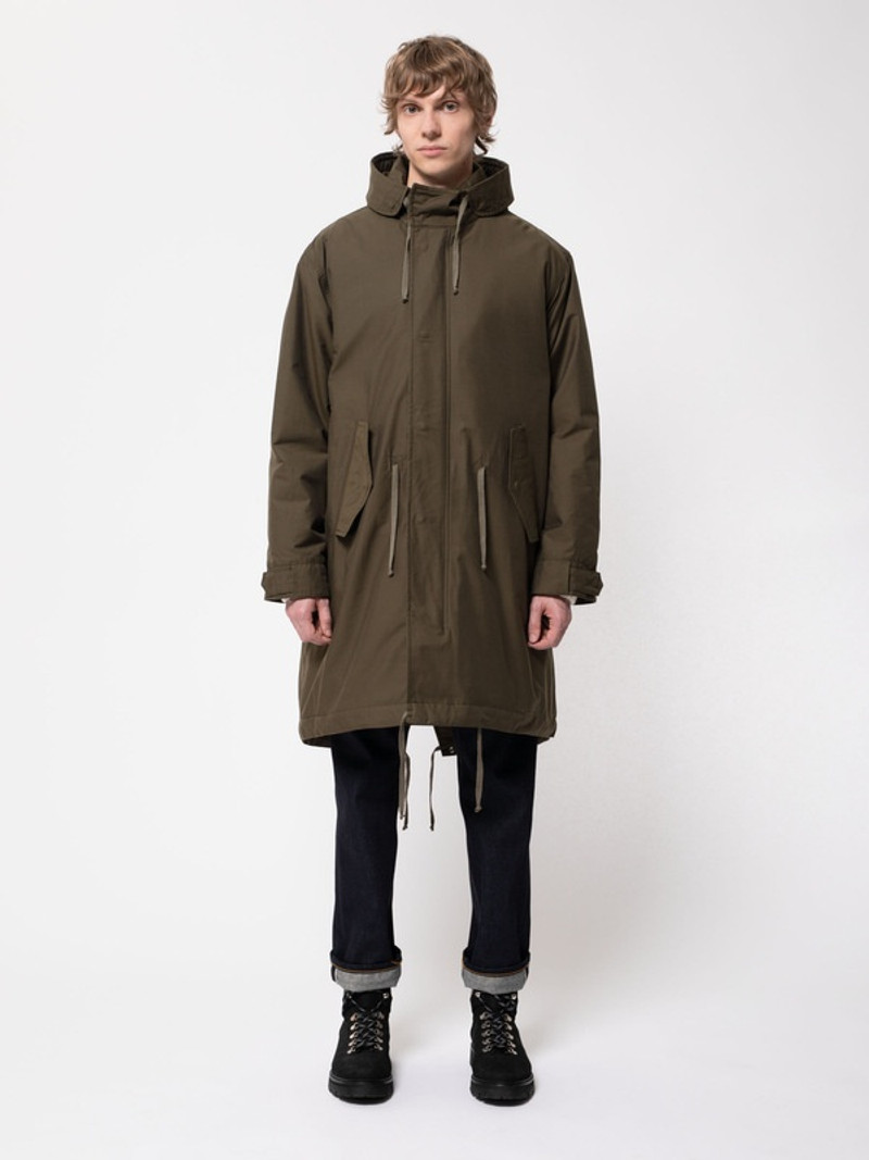 Kajjan Waxed Parka Olive 6
