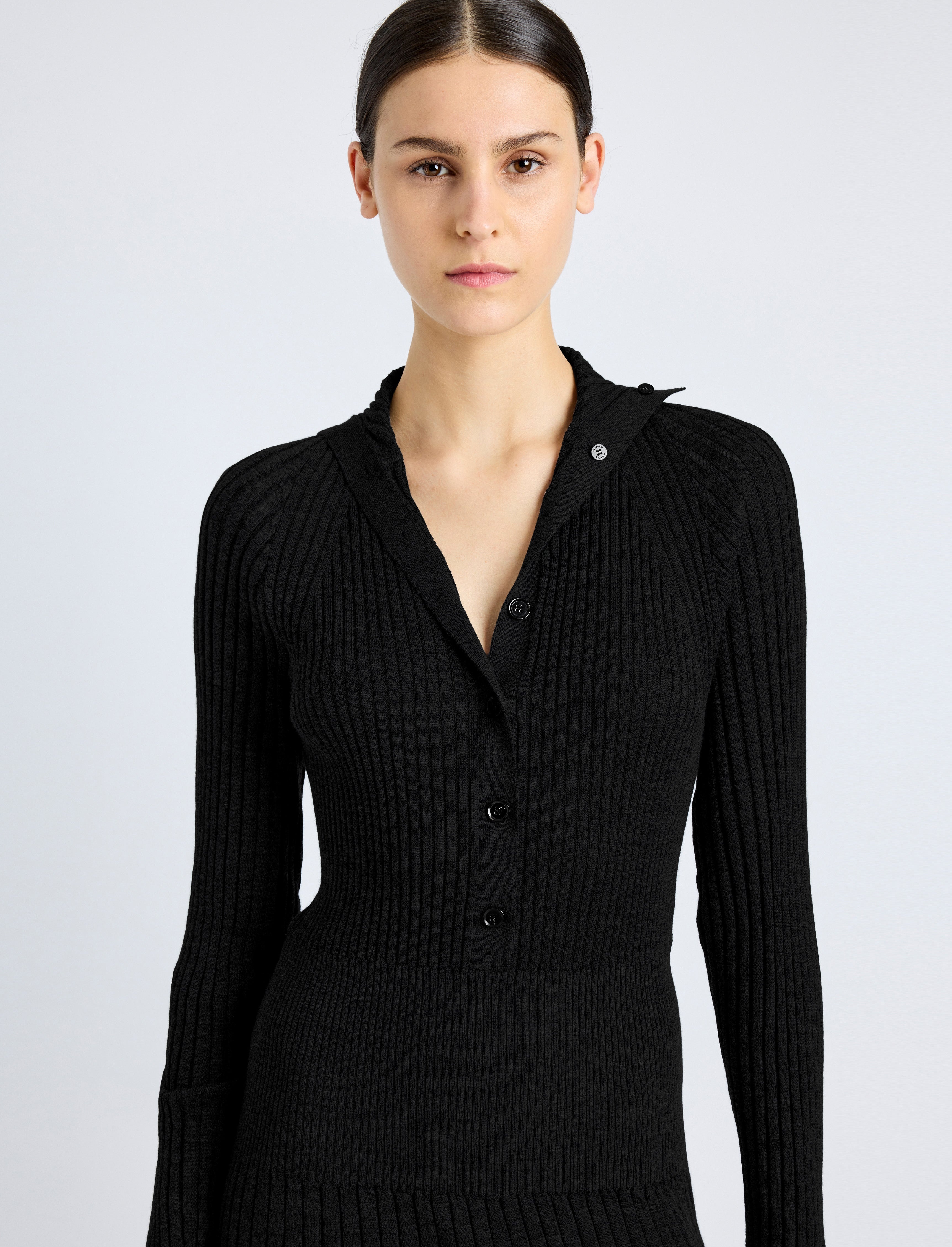 Maeve Dress in Superfine Merino Silk - 5