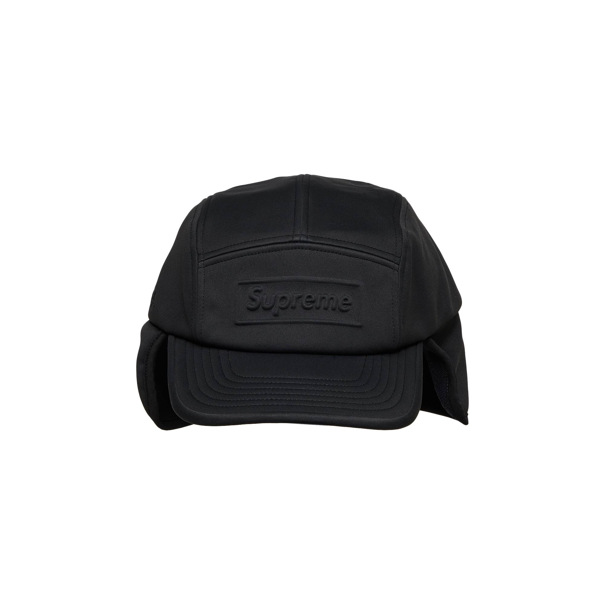 Supreme WINDSTOPPER Earflap Camp Cap 'Black' - 1