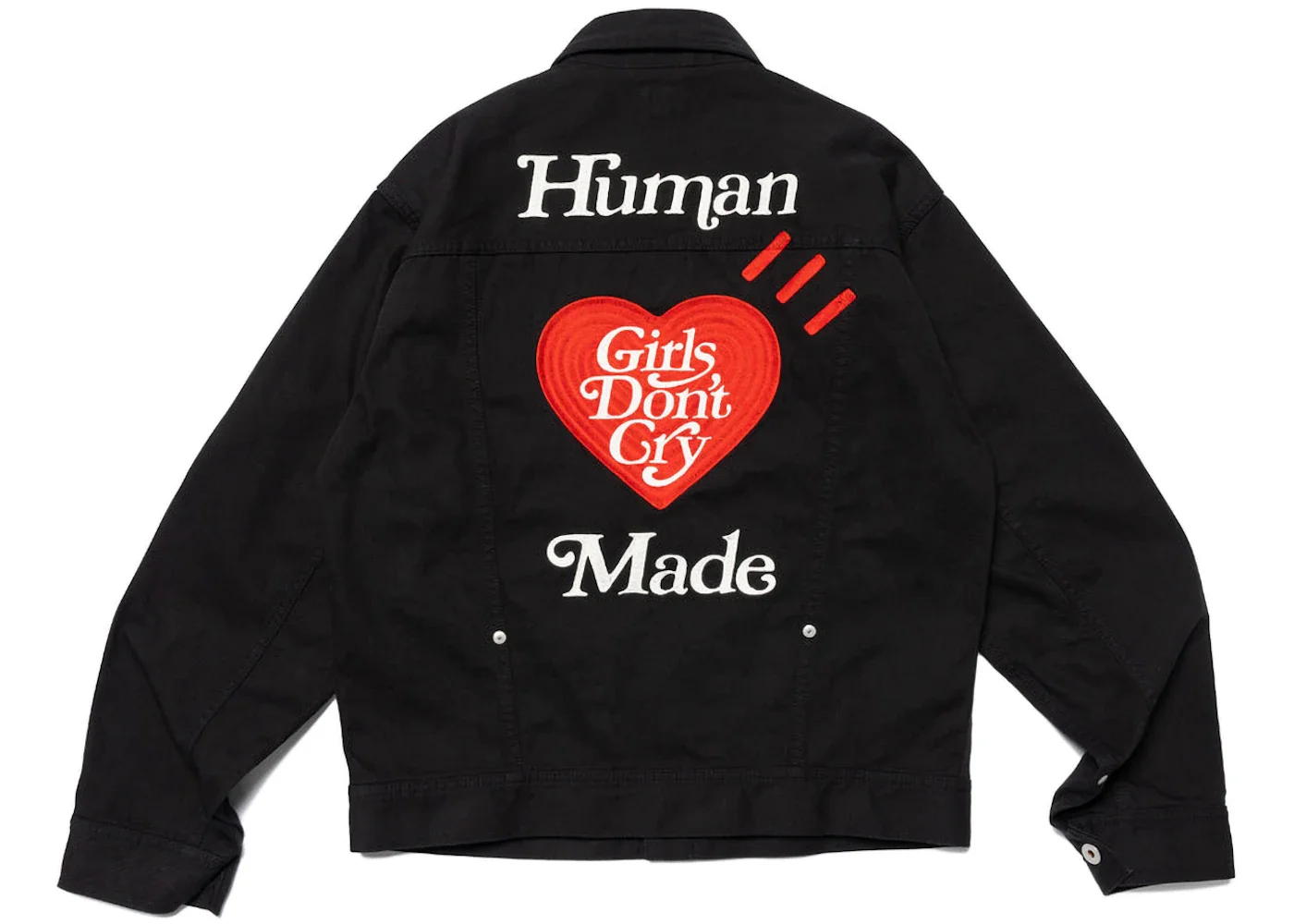 Human Made x Girls Don't Cry Work Jacket Black - 1