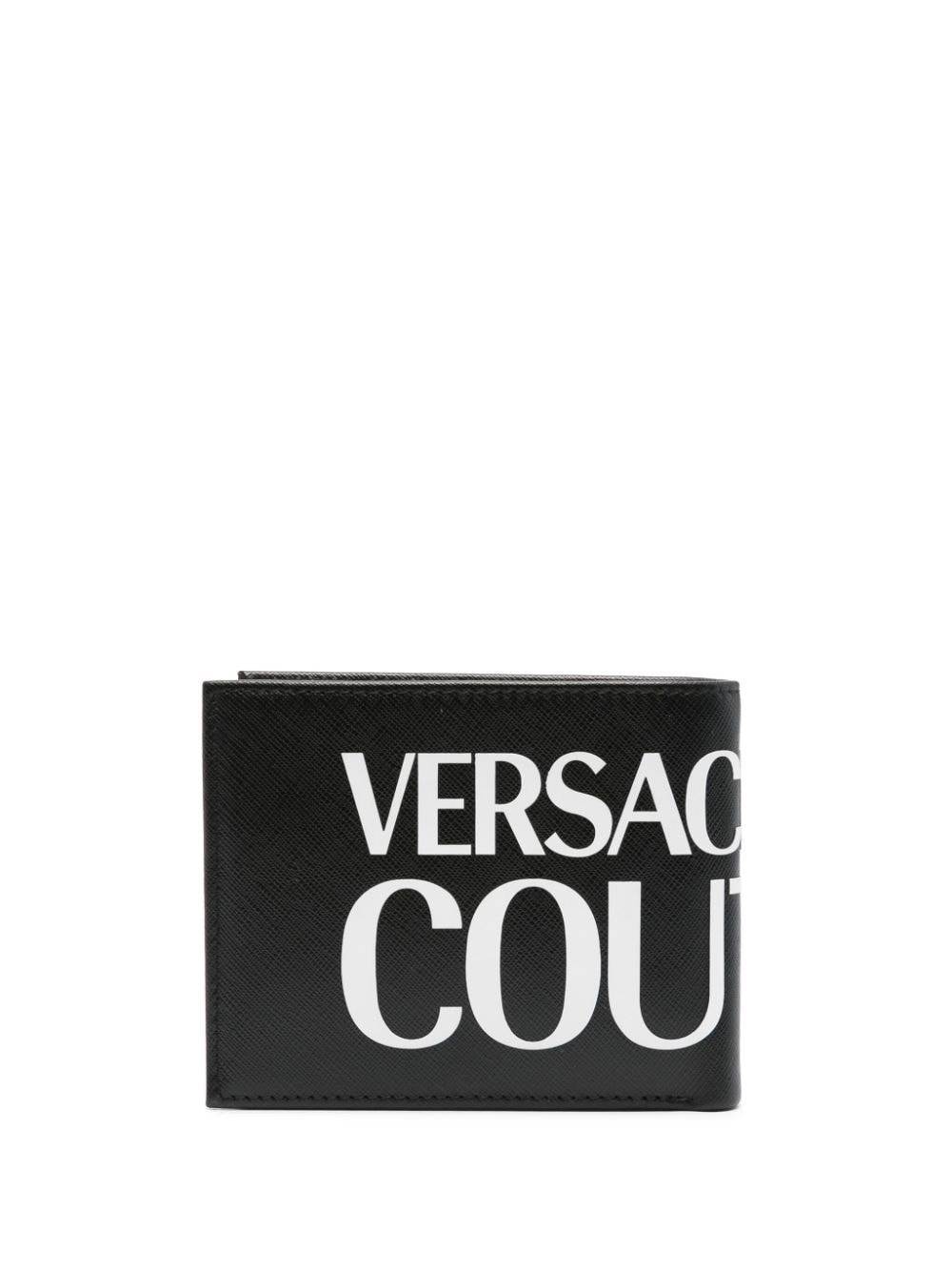 logo-print leather wallet - 2