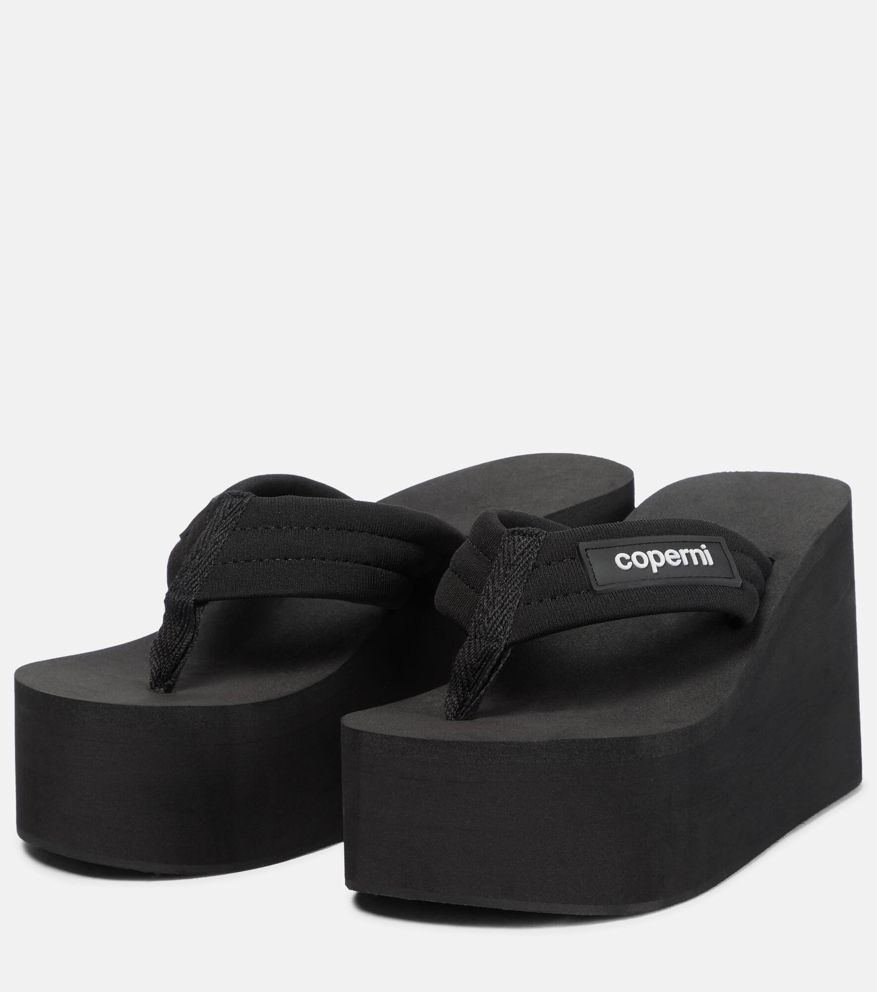 Platform thong sandals - 5