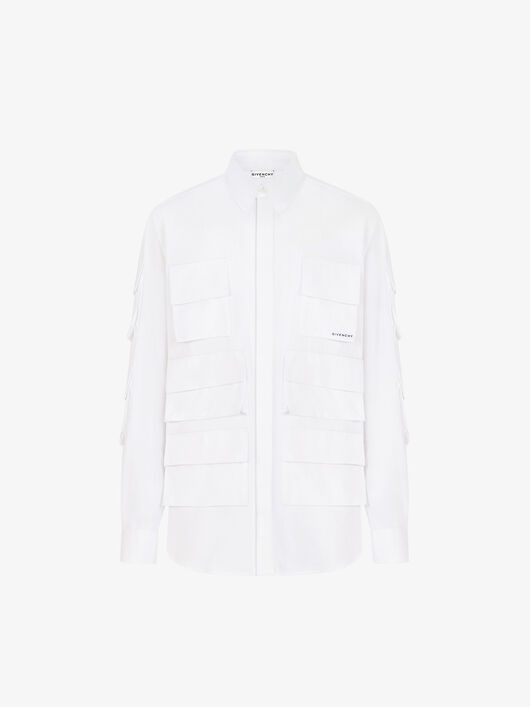 GIVENCHY MULTIPOCKETS SHIRT IN COTTON - 1