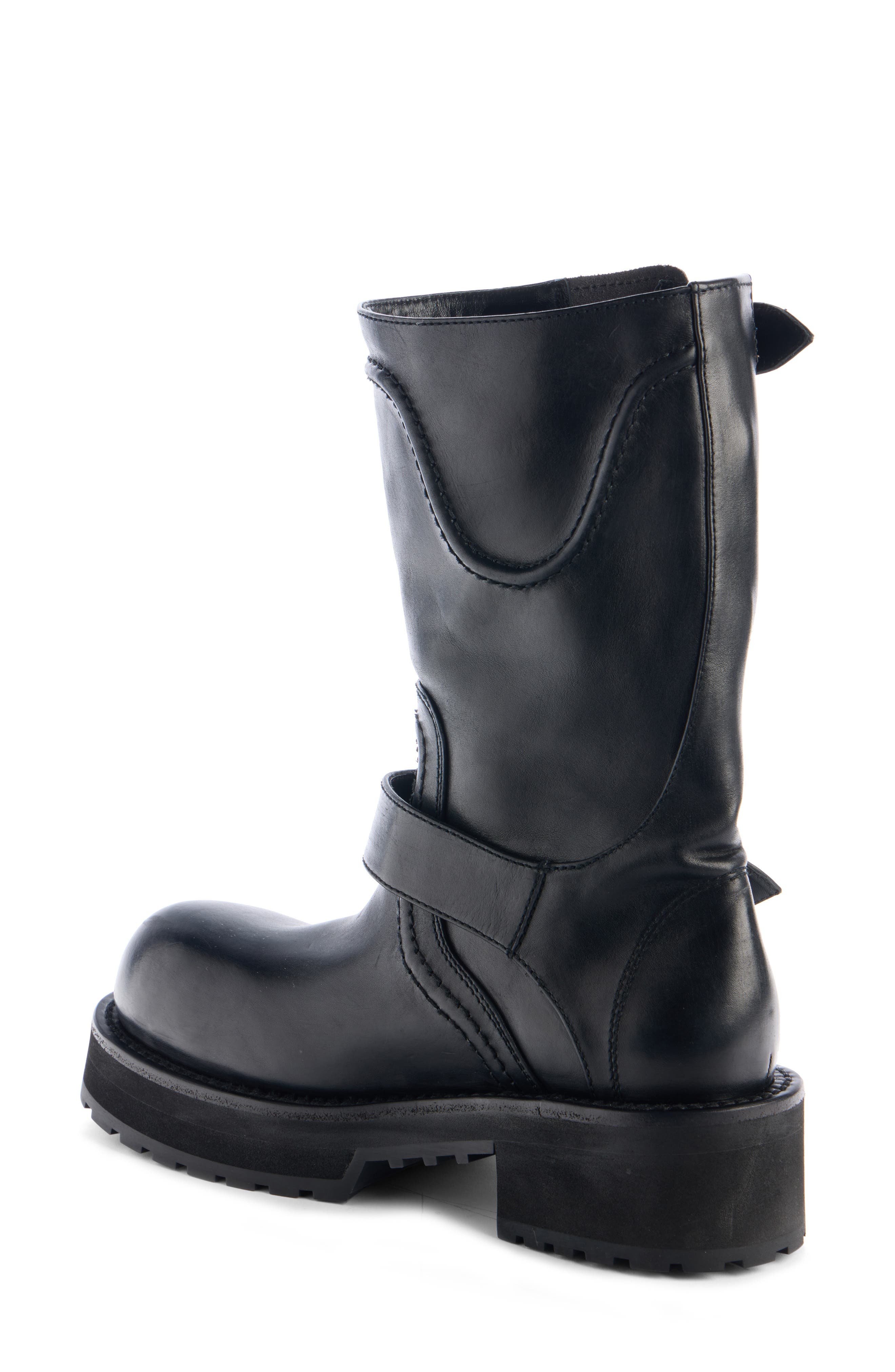 Balenciaga Venom Engineer Boot in 1000 Black/Silver at Nordstrom - 2