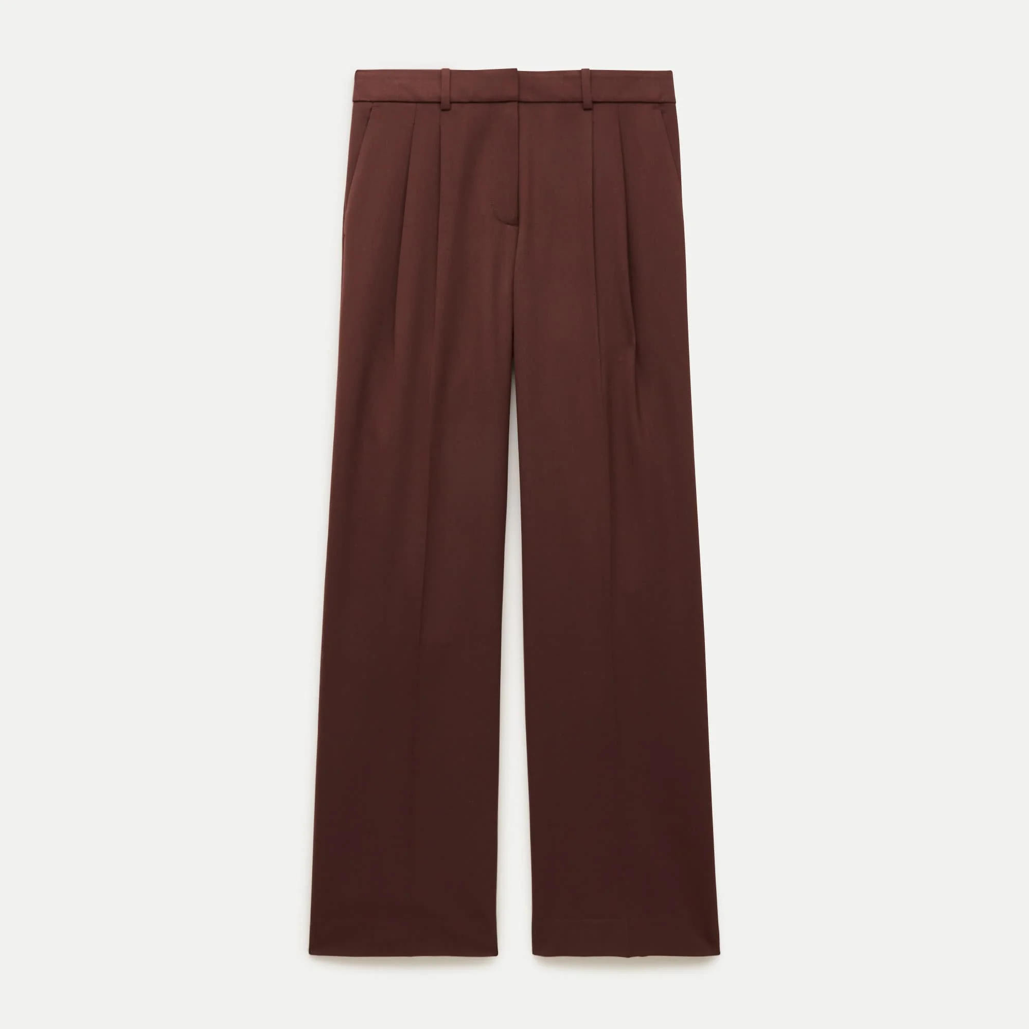 Essential trouser in lightspun wool blend - 1