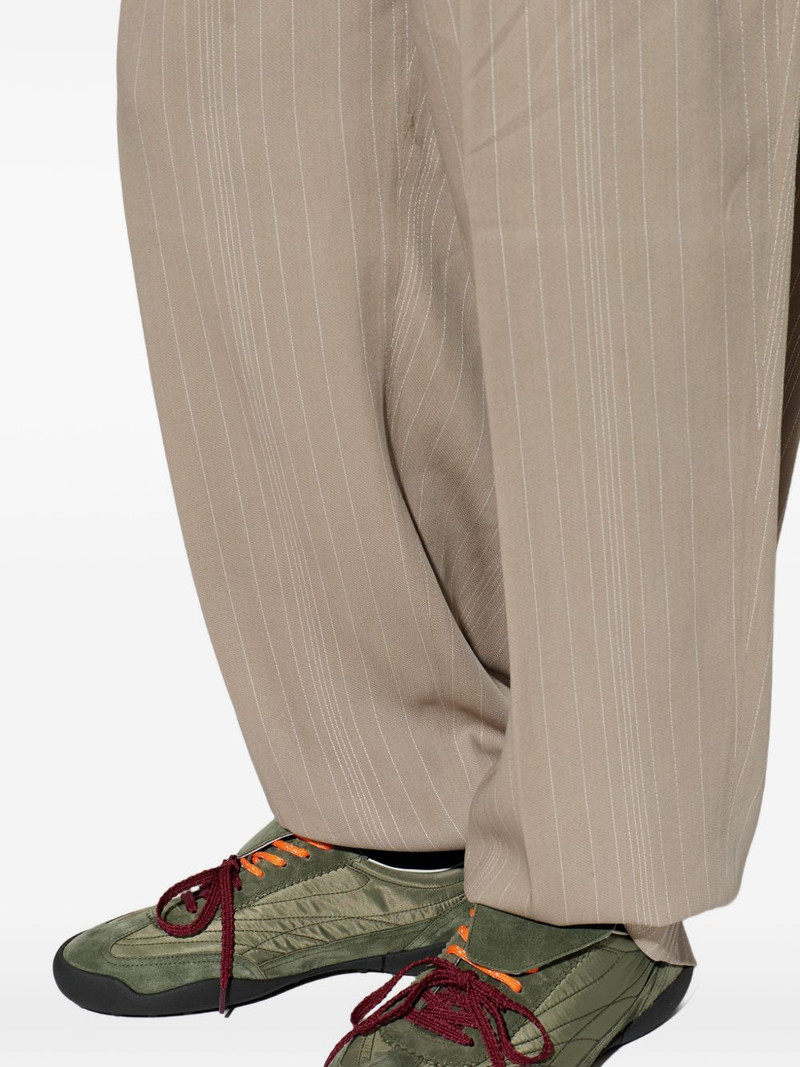 suede panelled sneakers 5
