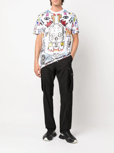 PHILIPP PLEIN graphic-print short-sleeved T-shirt outlook