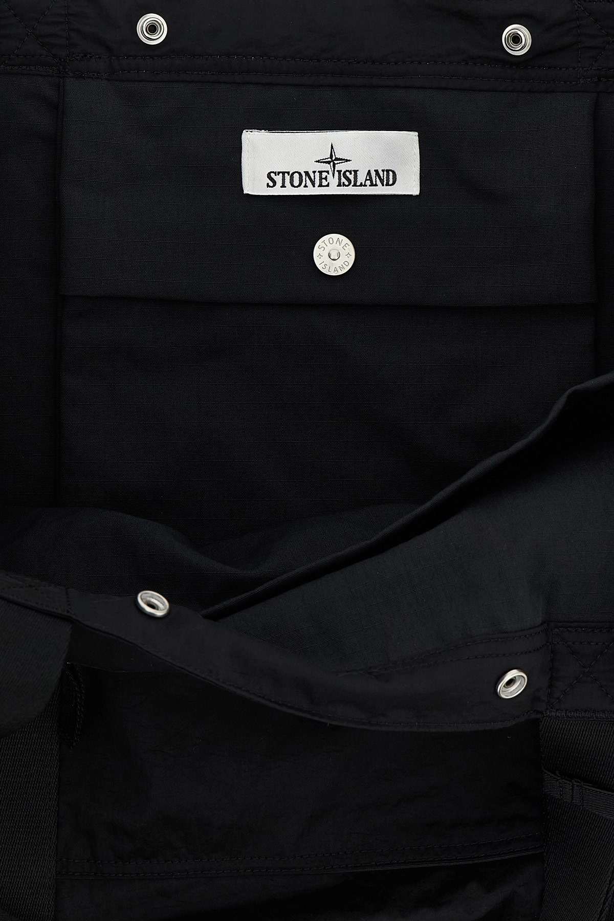 Logo patch shopping bag - 4