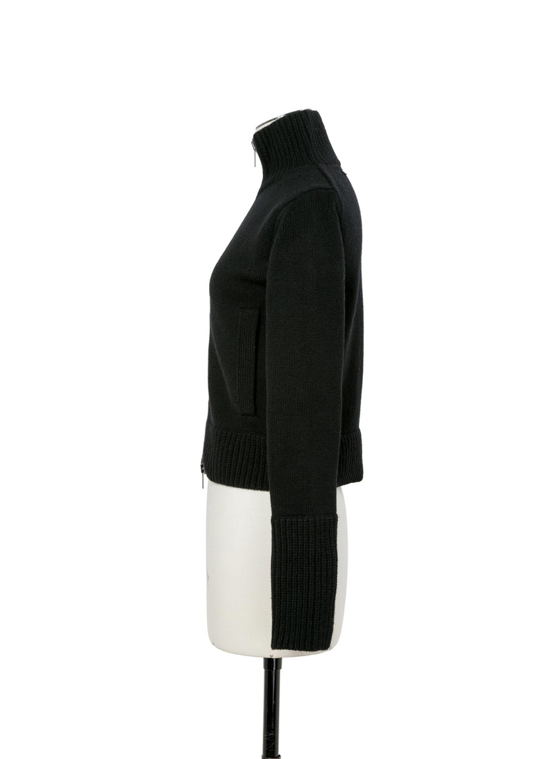 sacai Wool Knit Blouson outlook