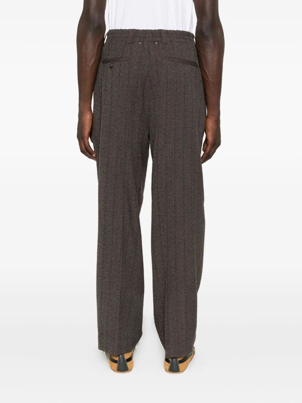Golden Goose Men "Journey" Man`S Slacks Jogging Isiah Pinstripe Wool - 5