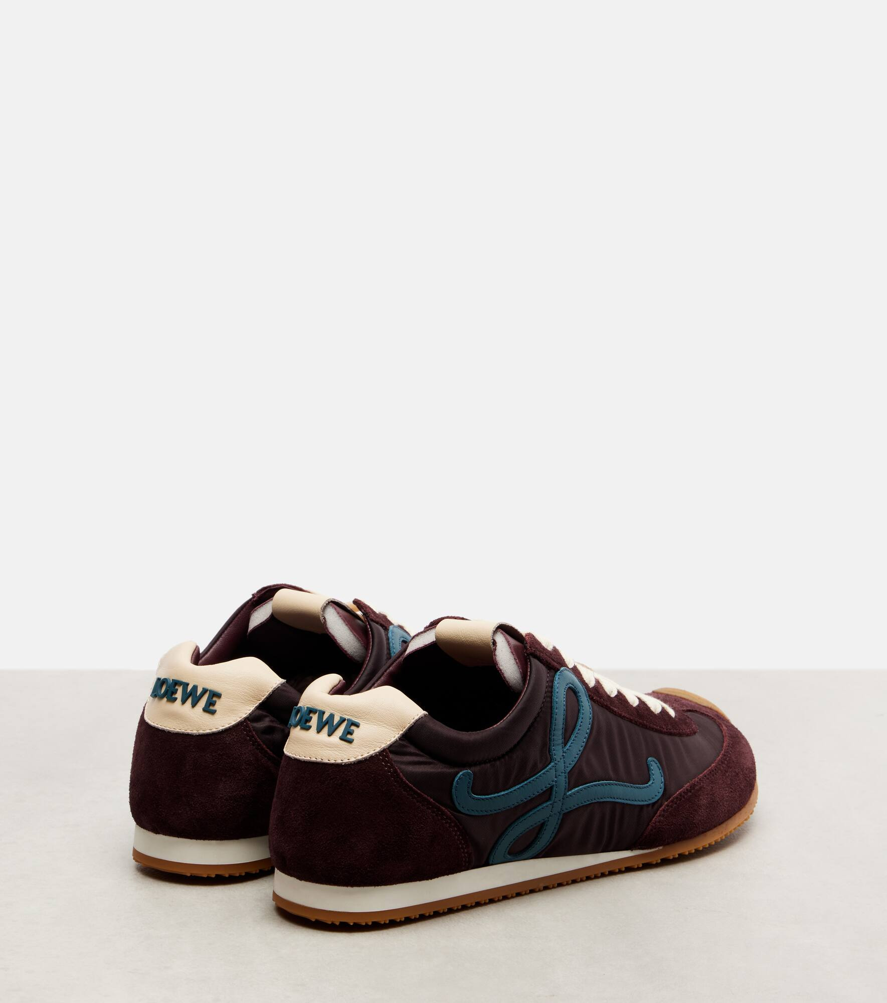 Flow Runner 2.0 suede-trimmed sneakers - 2