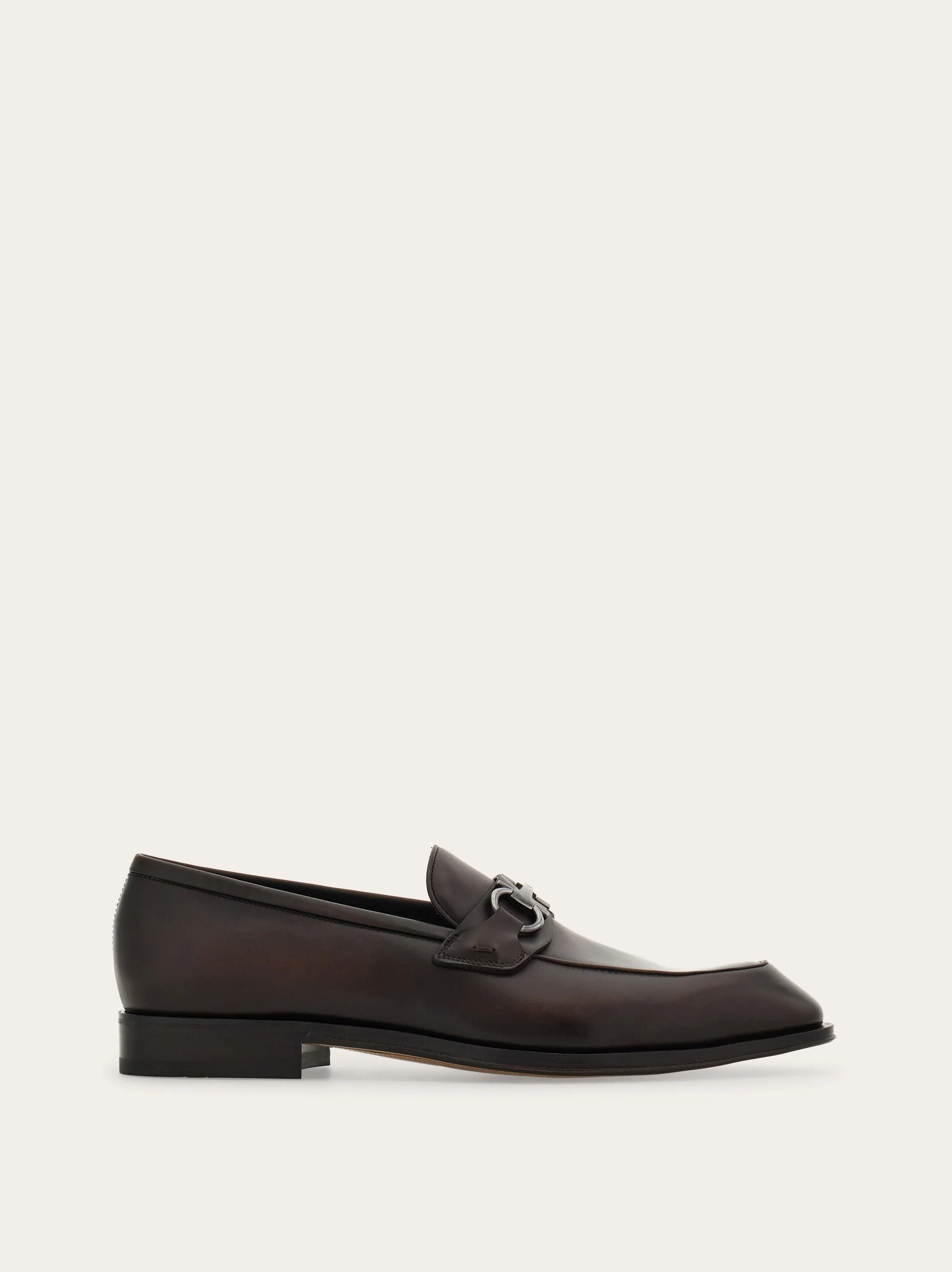 Loafer with Gancini buckle - 1