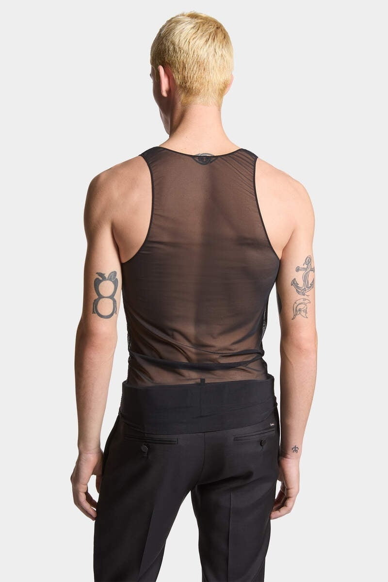 DSQUARED2 EVENING TULLE TANK TOP 4
