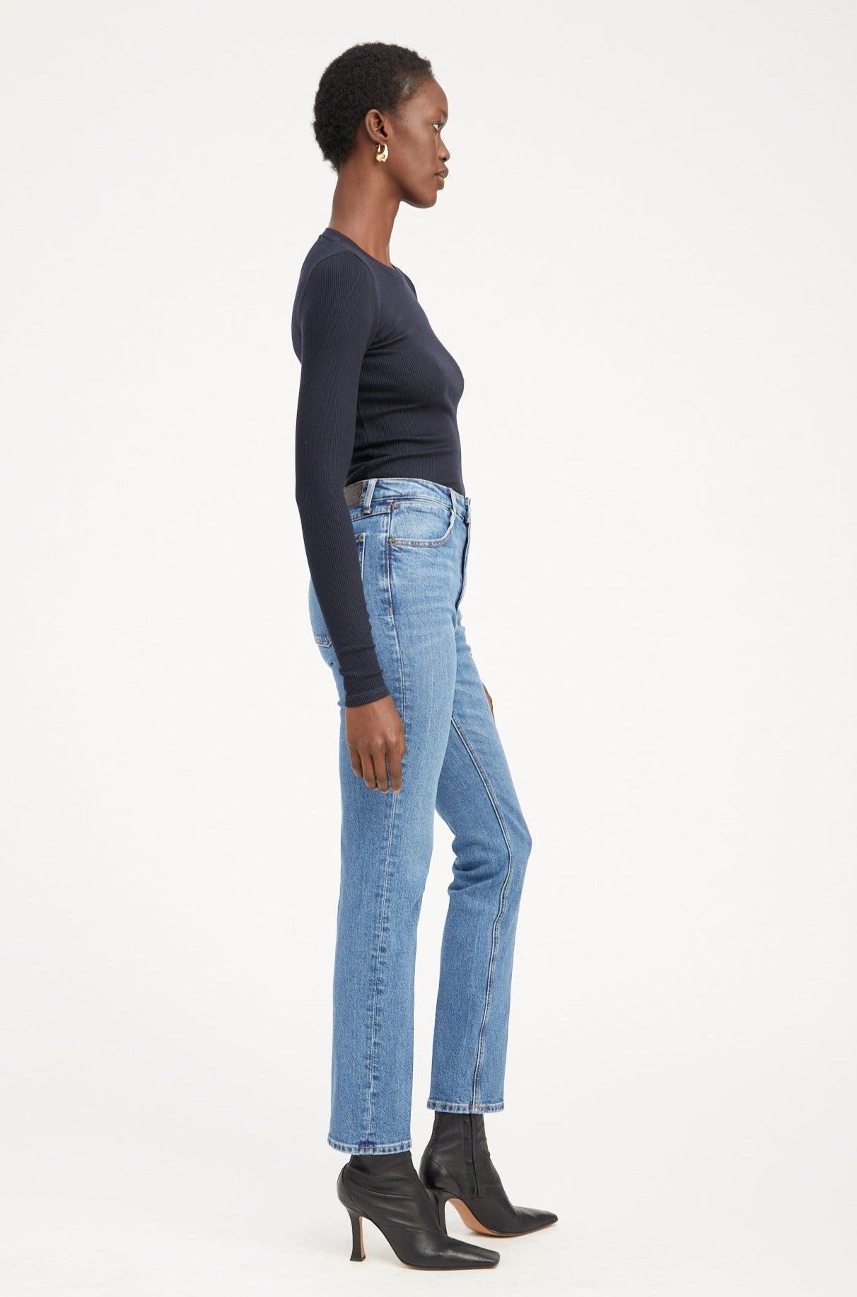 CHARLOTTE SLIM STRAIGHT DENIM - 2