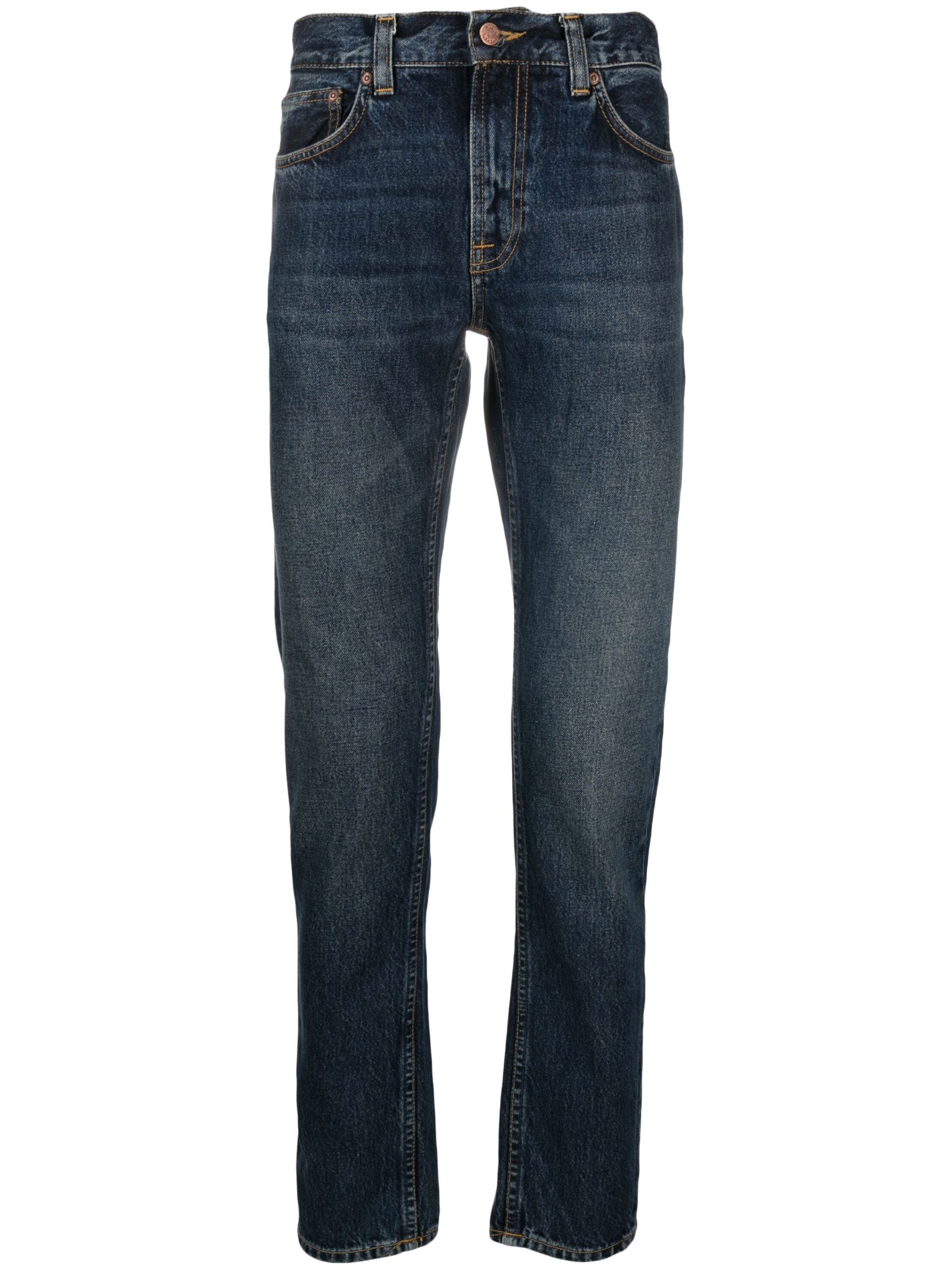 Blue Gritty Jackson Straight Leg Jeans - 1