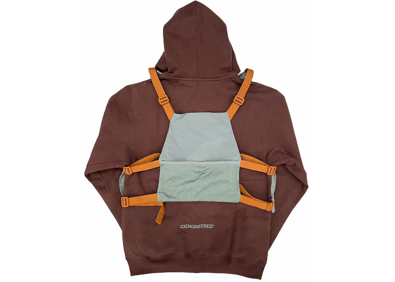 Jordan Nike Jordan 23 Engineered Full-Zip Fleece Hoodie Brown Basalt/Beige outlook