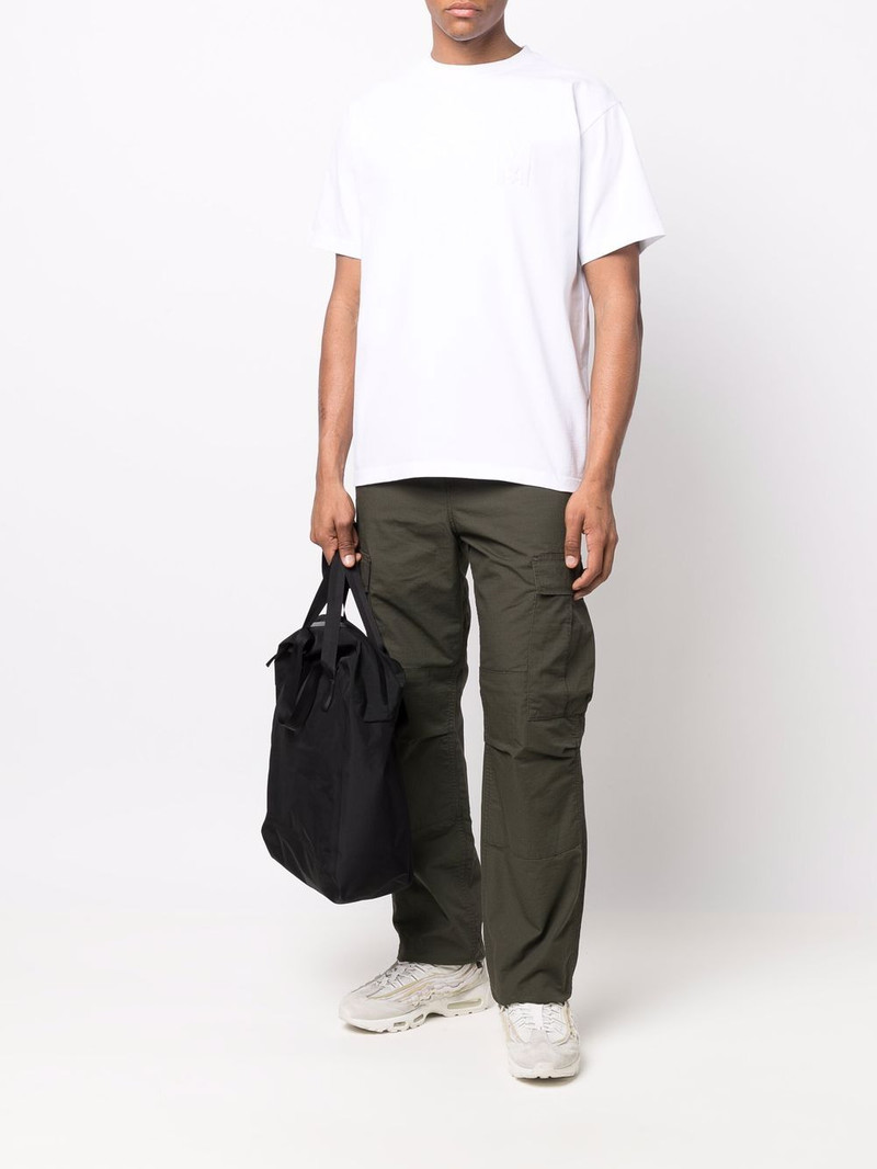MACKAGE velvet logo organic cotton T-shirt outlook
