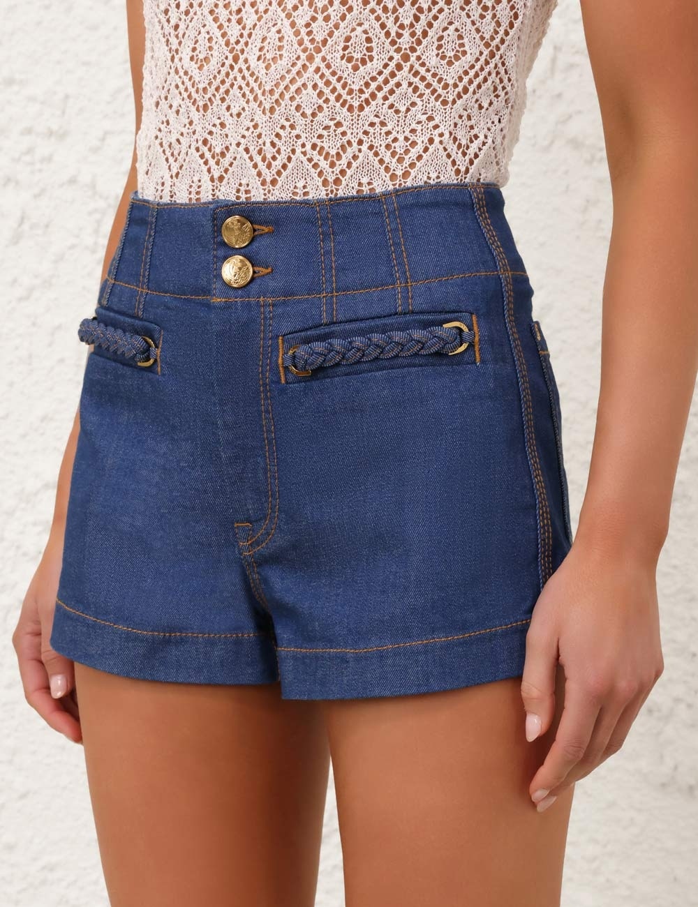 WYLIE DENIM SHORT - 5