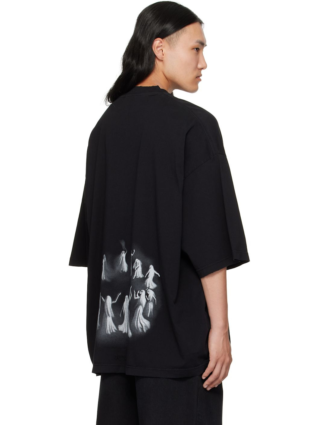Black "Hansel And Gretel" Oversized T-shirt - 3