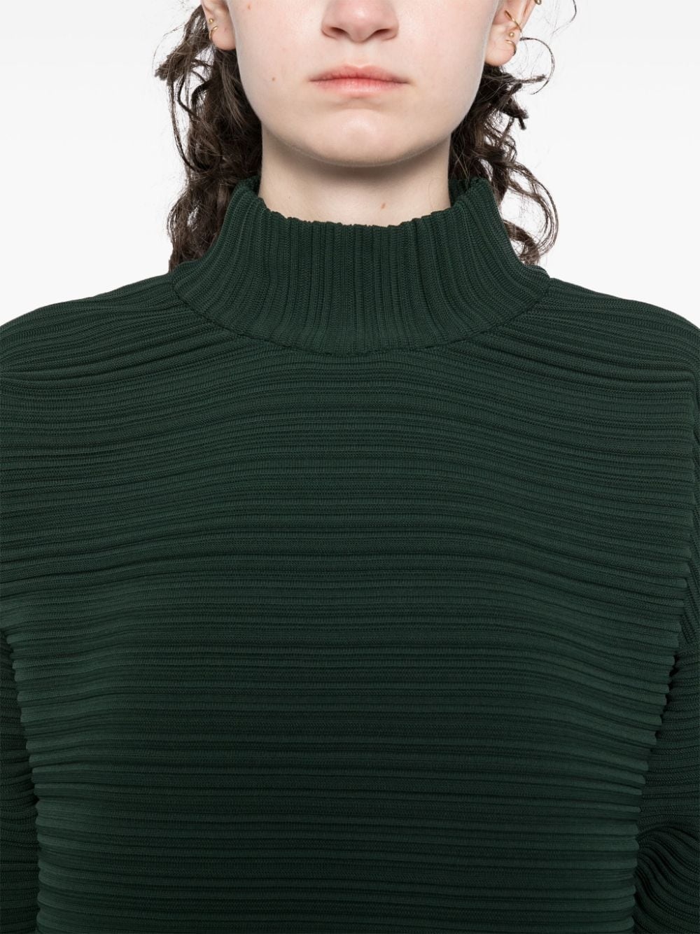 crepe knitted top - 5