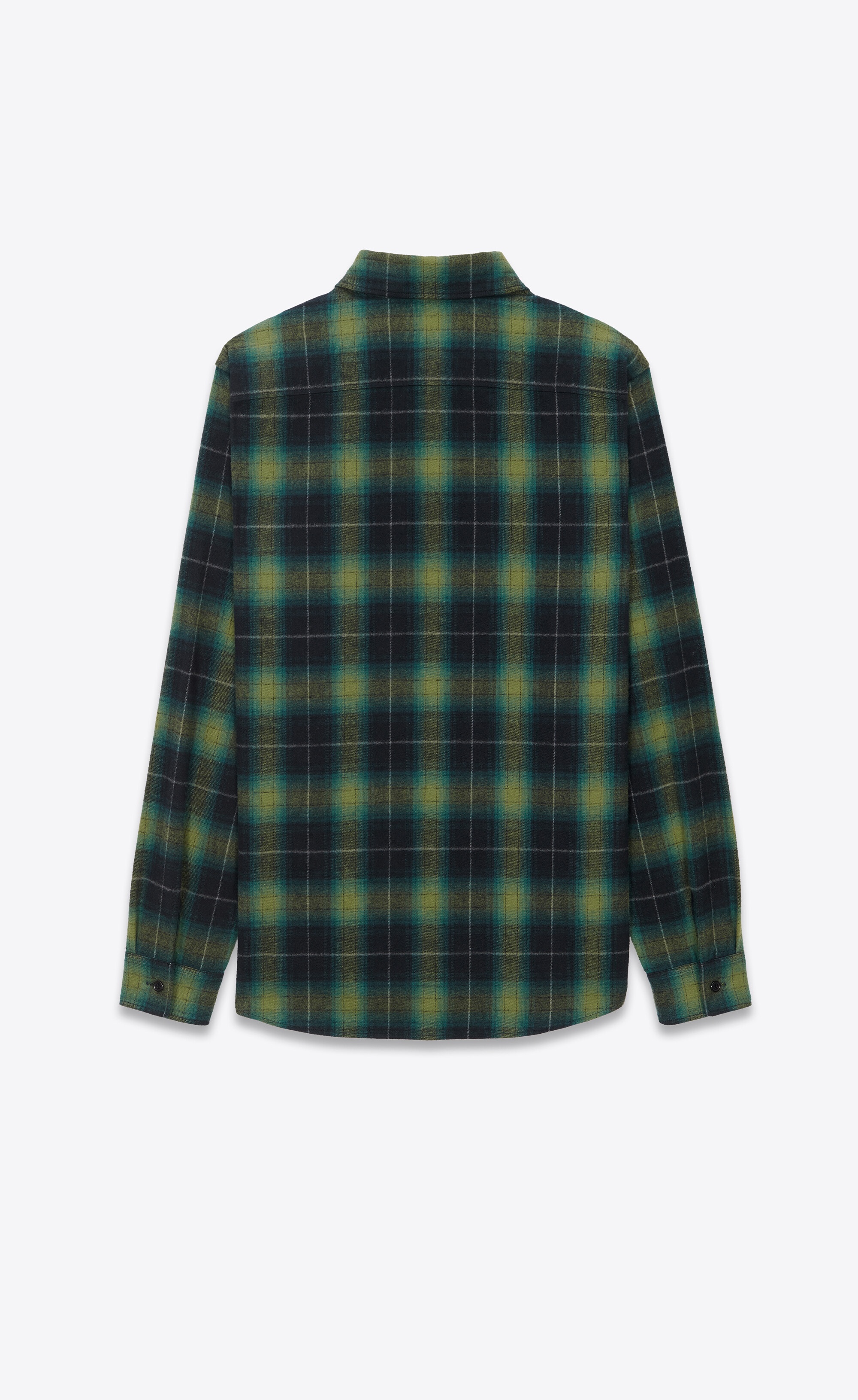 oversized shirt in checked cotton - 2