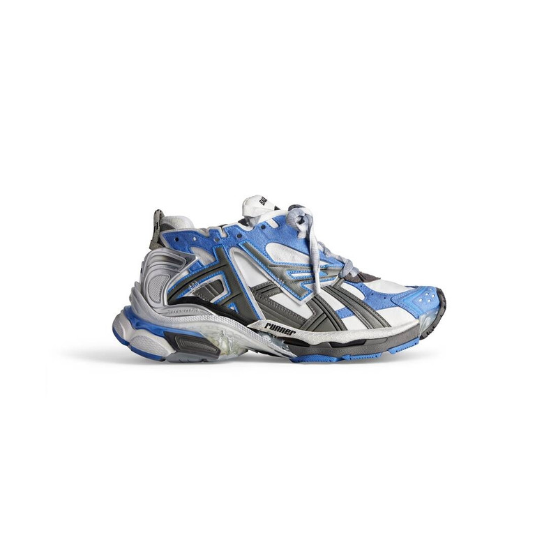 Men's Runner Sneaker in Blue - 1