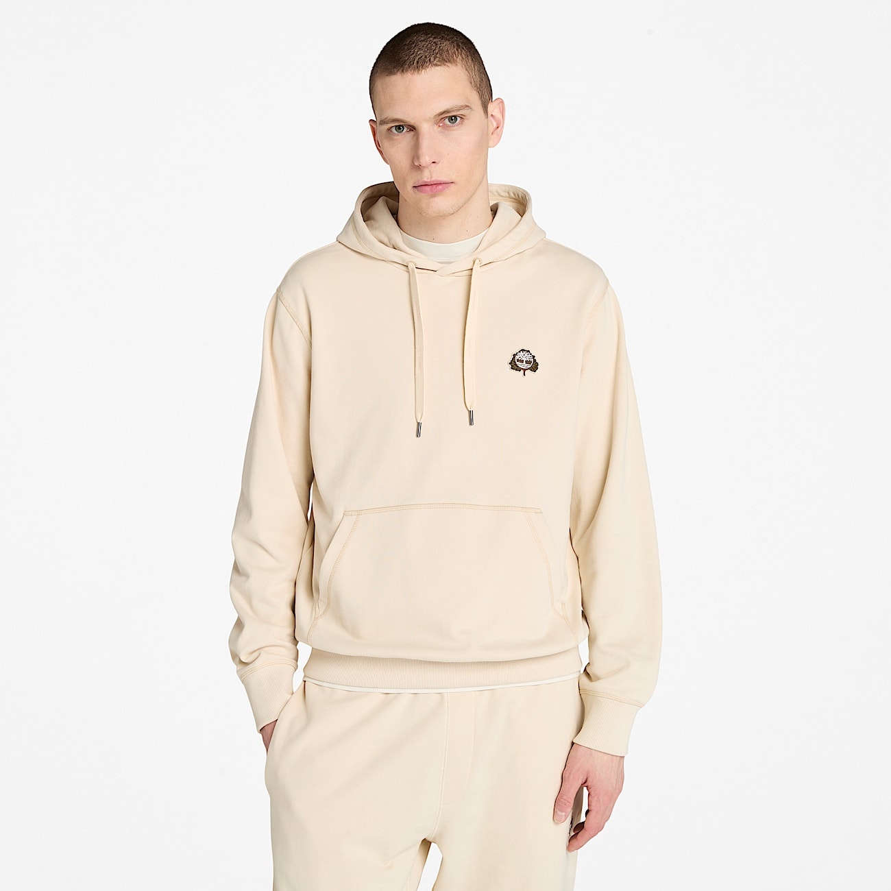 Men's Tree Logo Patch Hoodie - 2