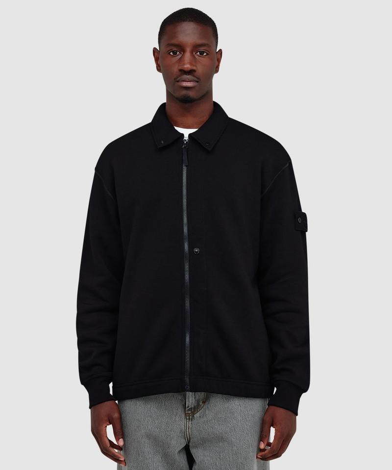 Ghost wool fleece zipped track jacket 1