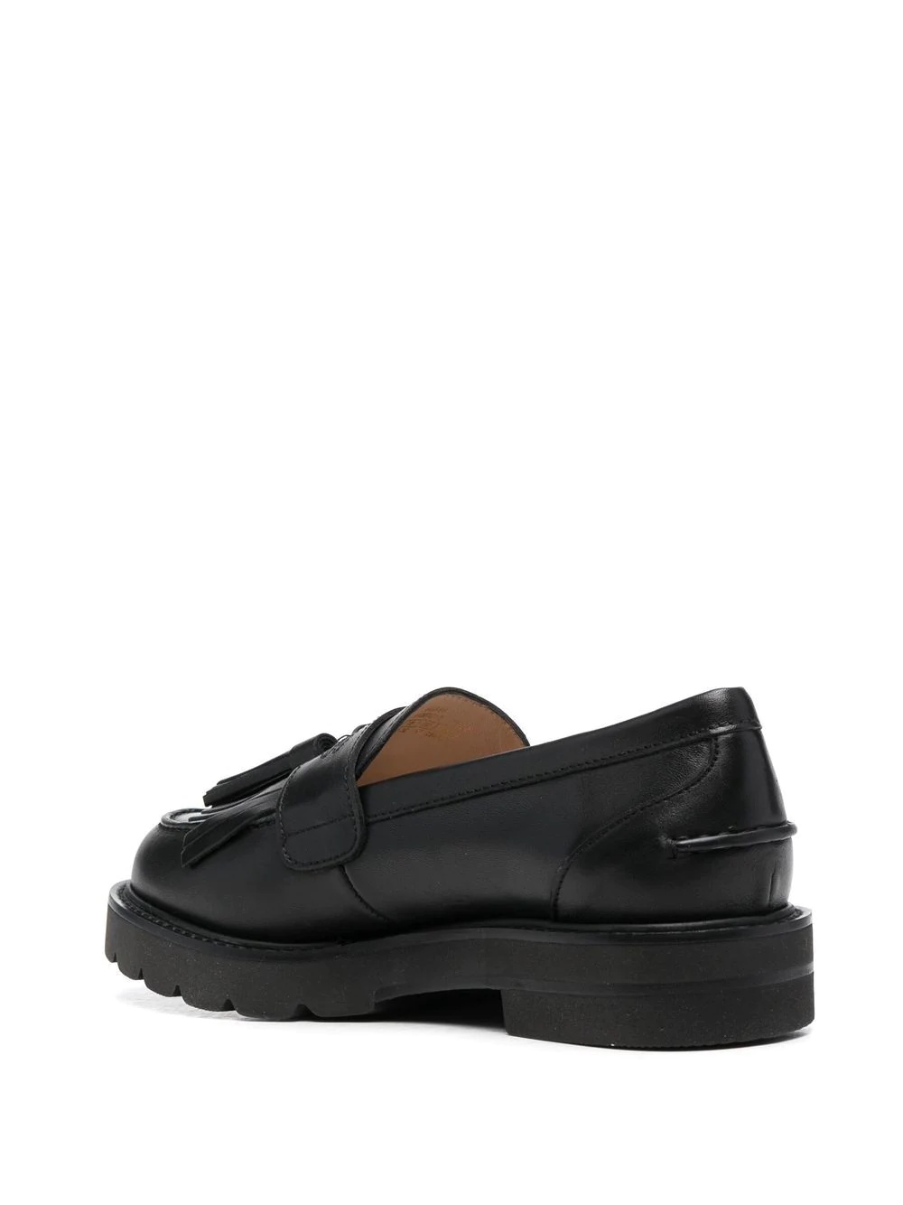 tassel-detail leather loafers - 3