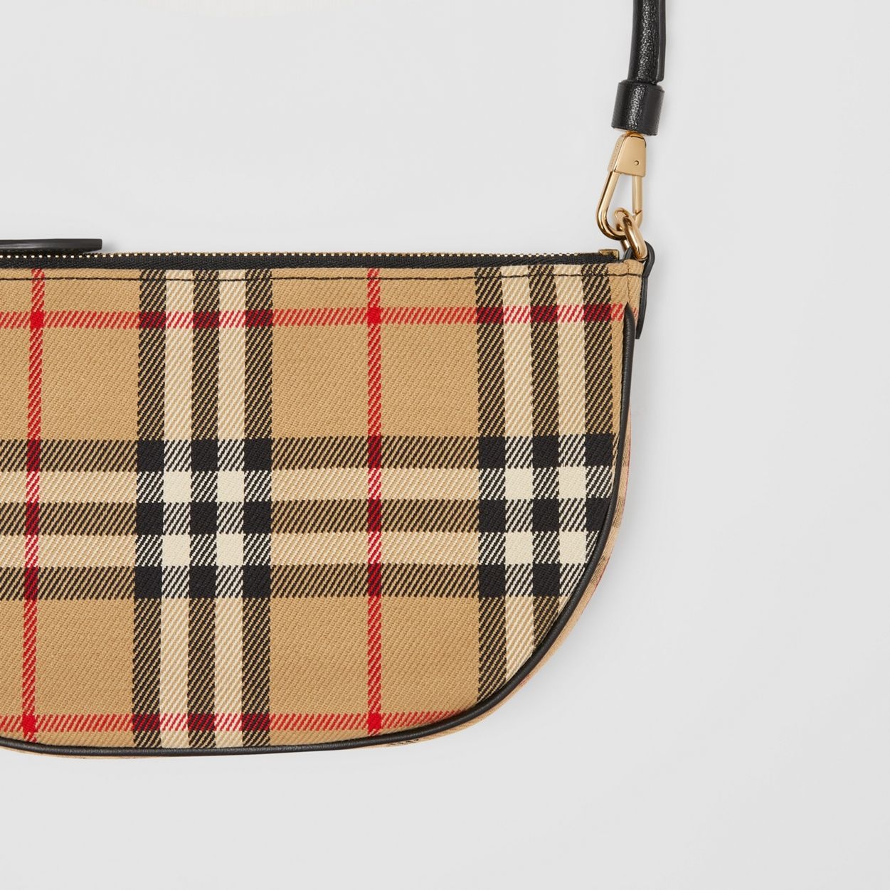 Vintage Check Cotton Olympia Pouch - 2