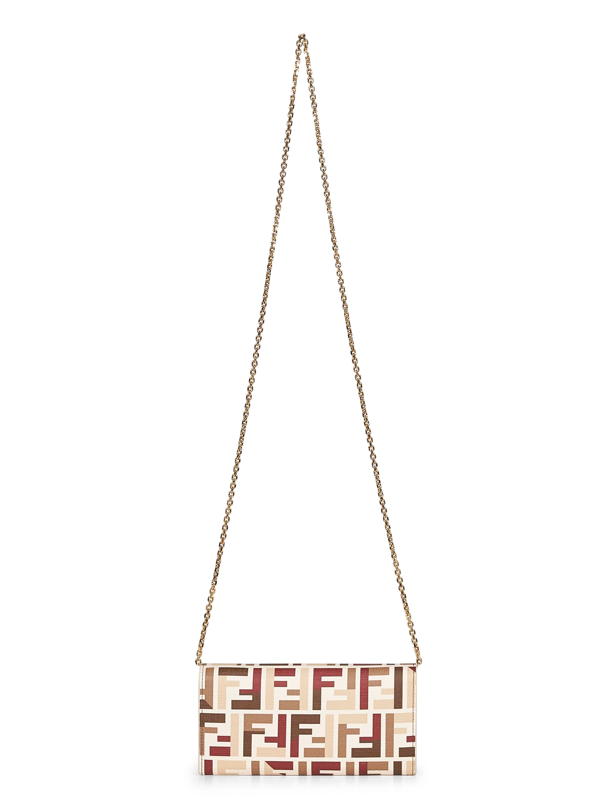 Fendi Women Multicolor Fendi Roma Continental With Chain Wallet - 3