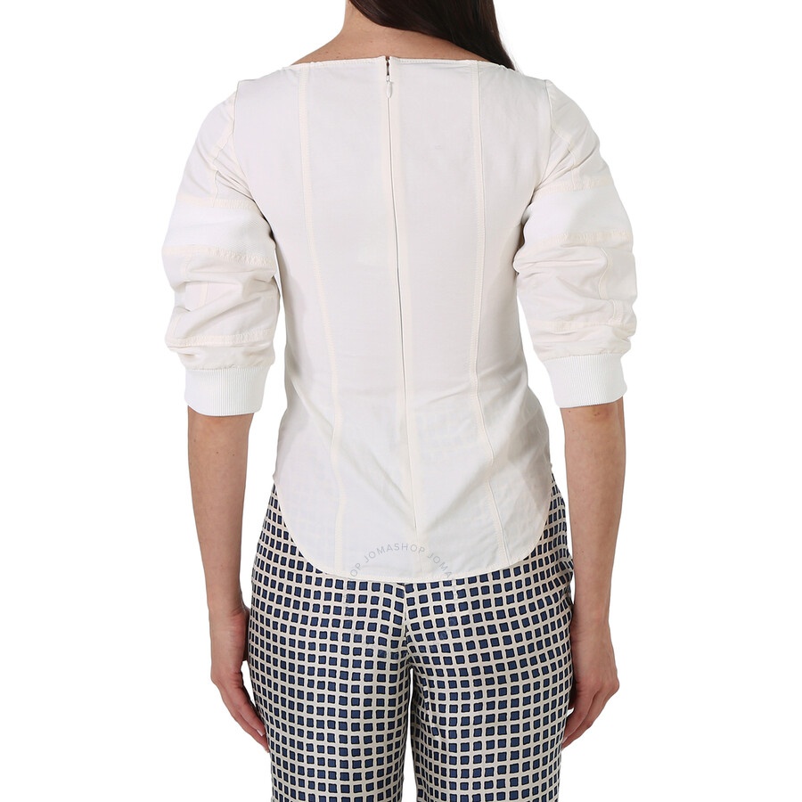 Stella Mccartney Ladies Fiona Puff-sleeve Blouse - 6