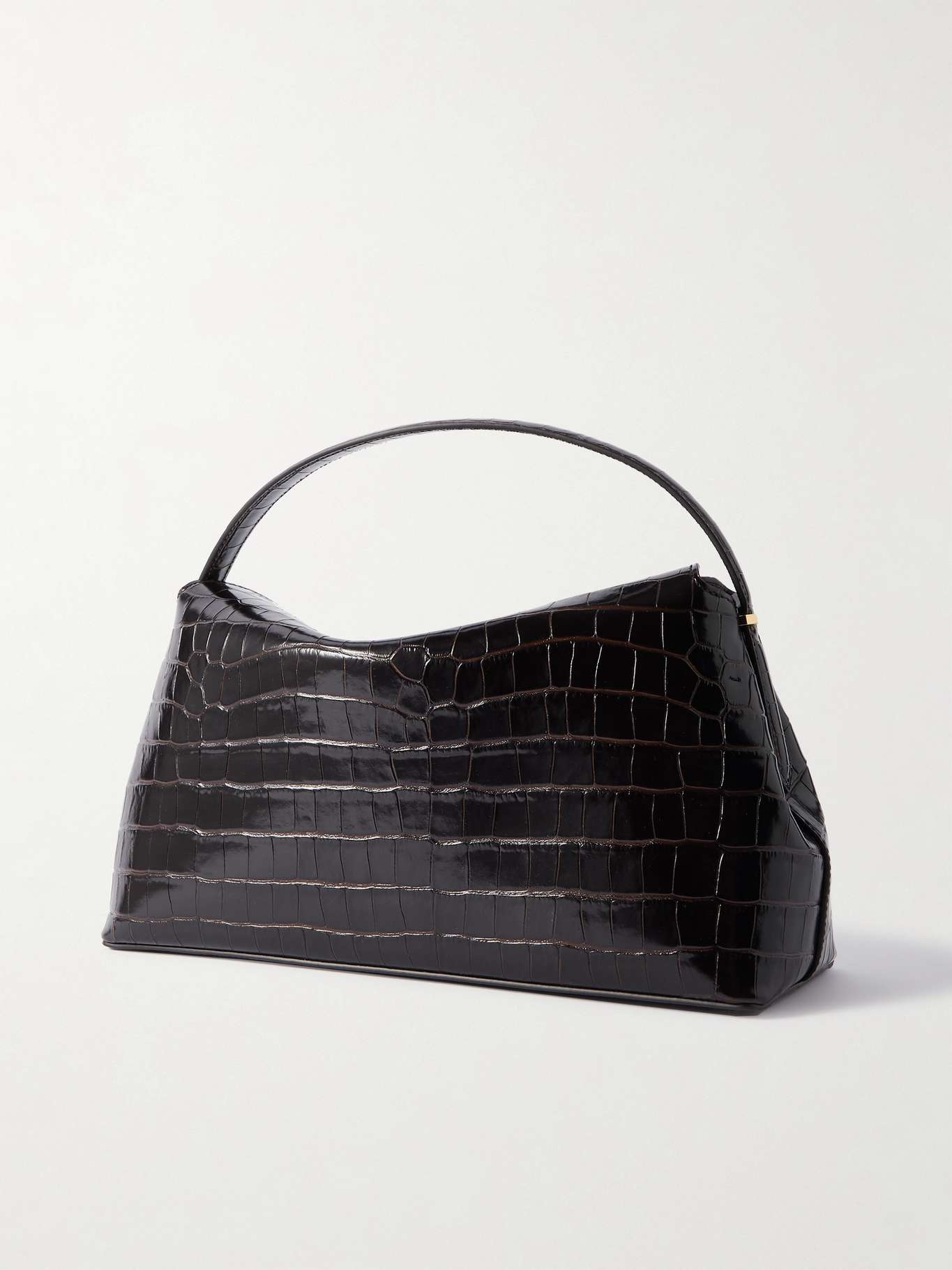 T-Lock croc-effect leather shoulder bag - 3