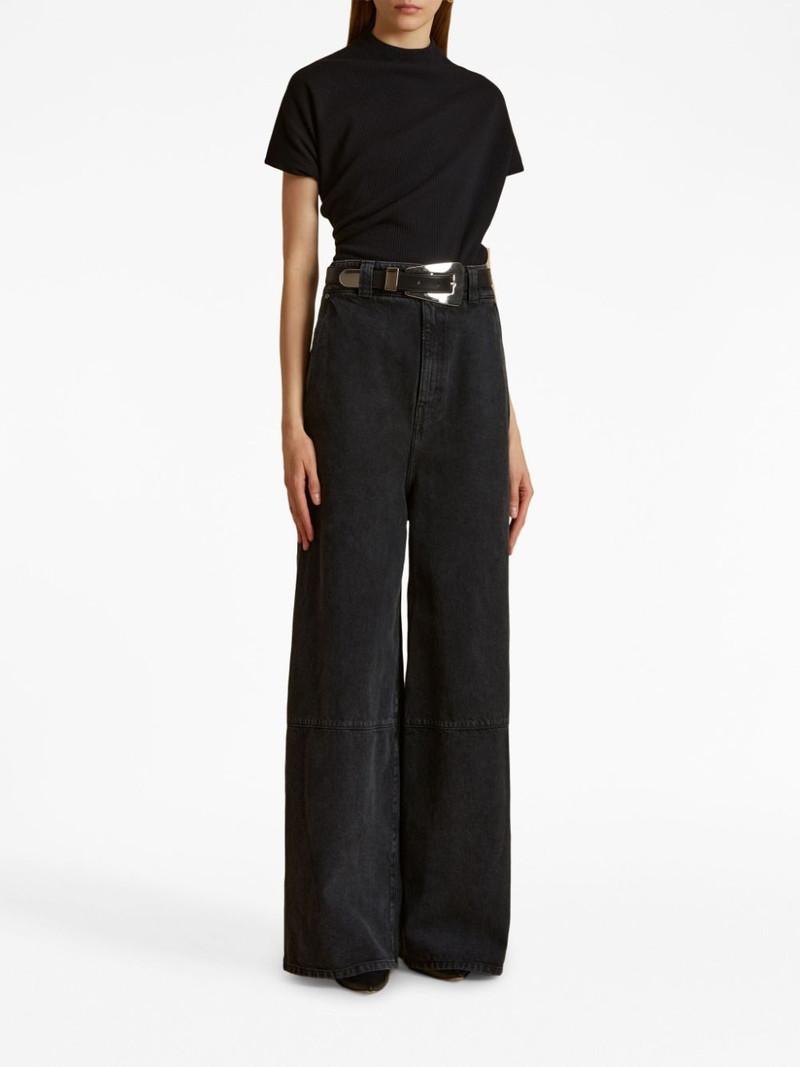 KHAITE Isla wide-leg jeans outlook